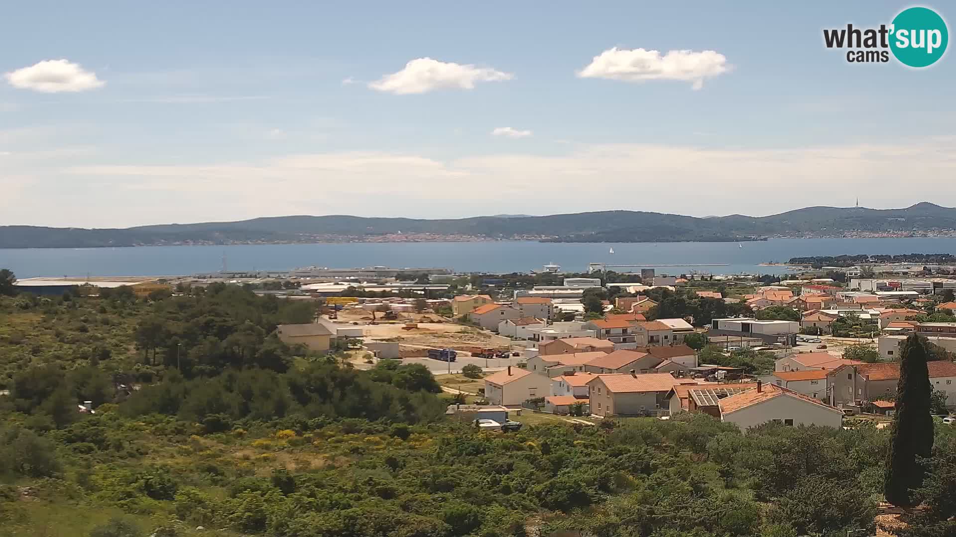 Zadar Port Gazenica Webcam Panorama, Zadar, Kroatien