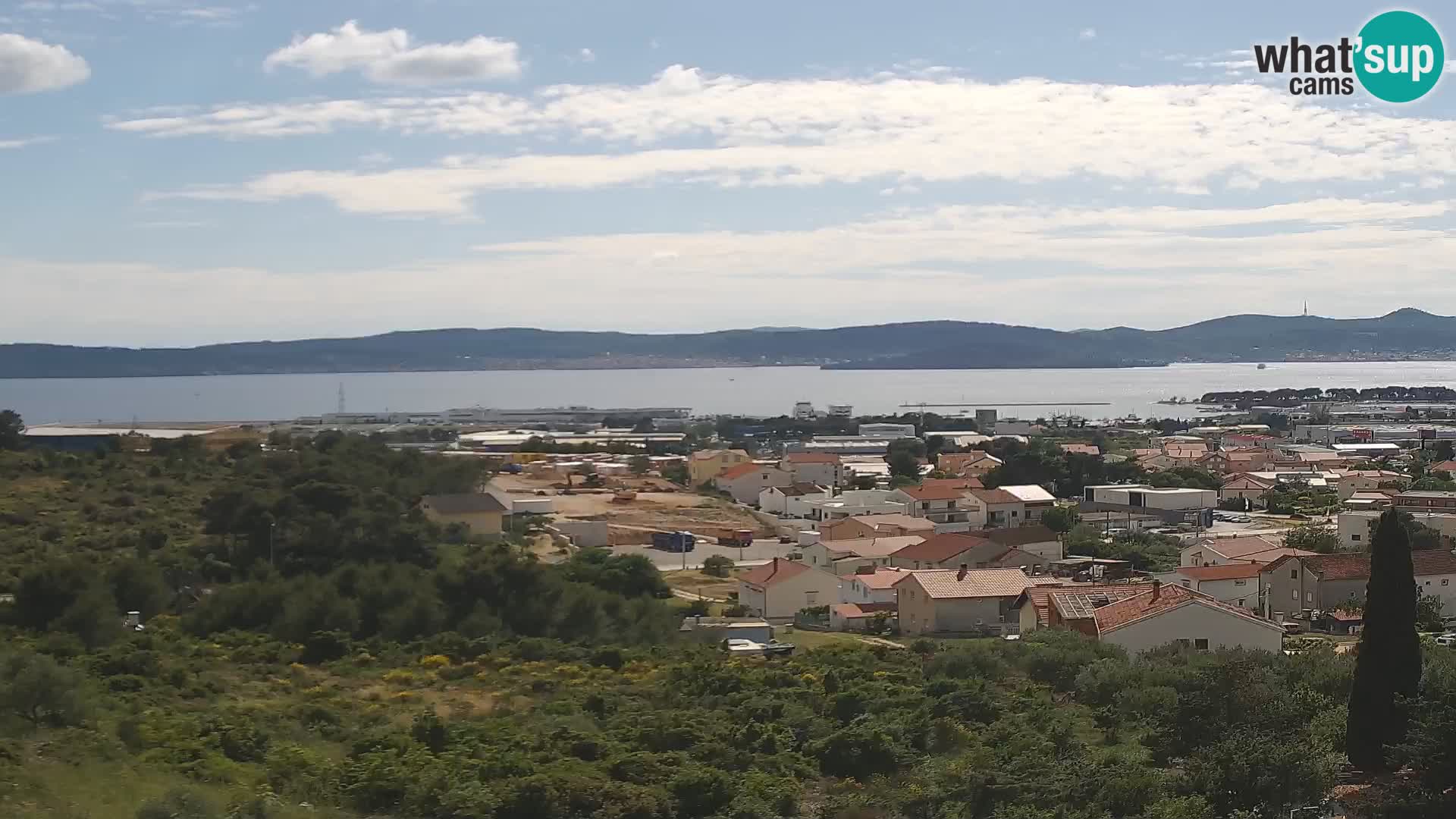 Zadar Pristanišče Gazenica s panoramsko spletno kamero, Zadar, Hrvaška