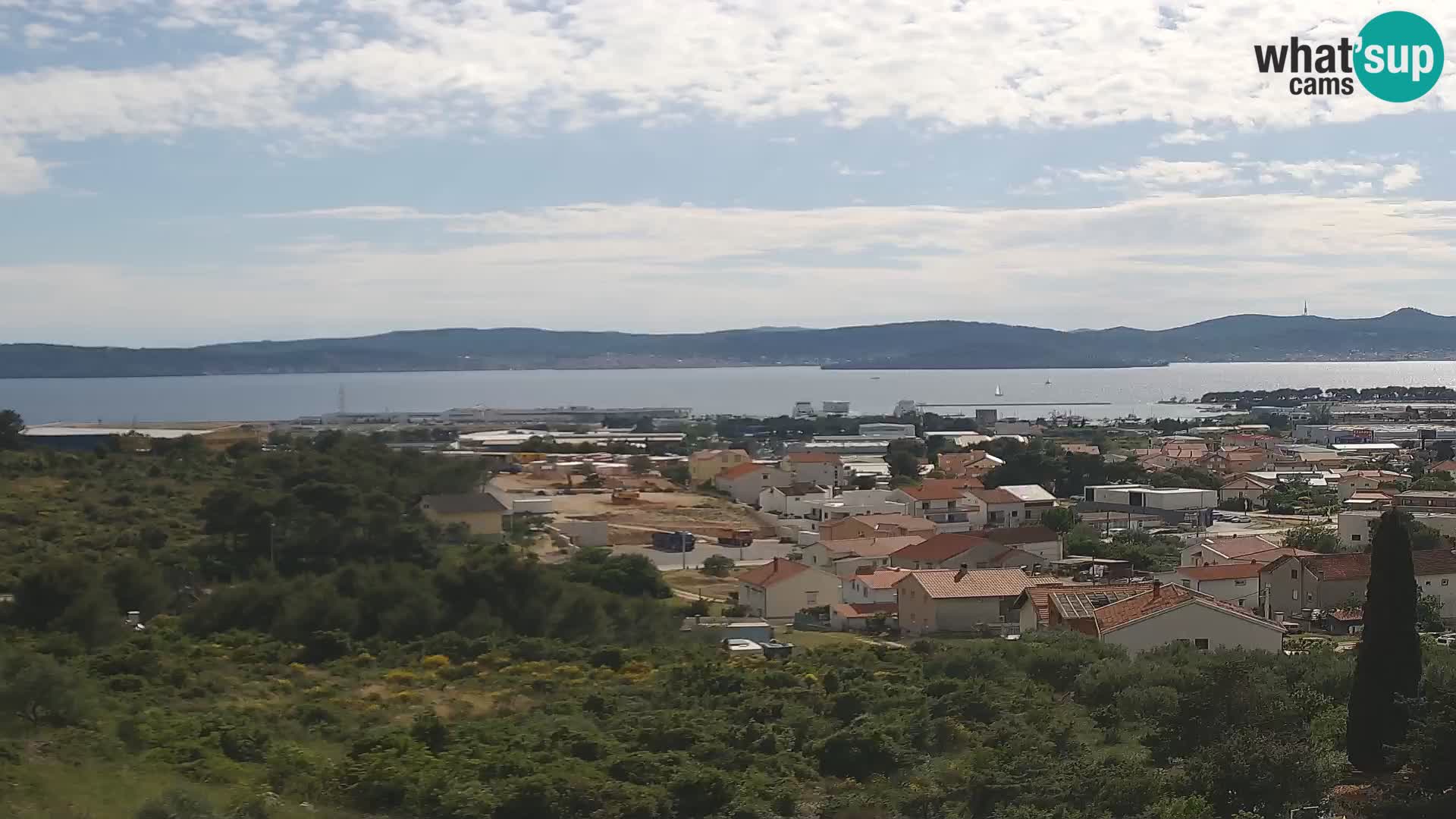 Panorama de la Webcam del Puerto Gazenica de Zadar, Zadar, Croacia