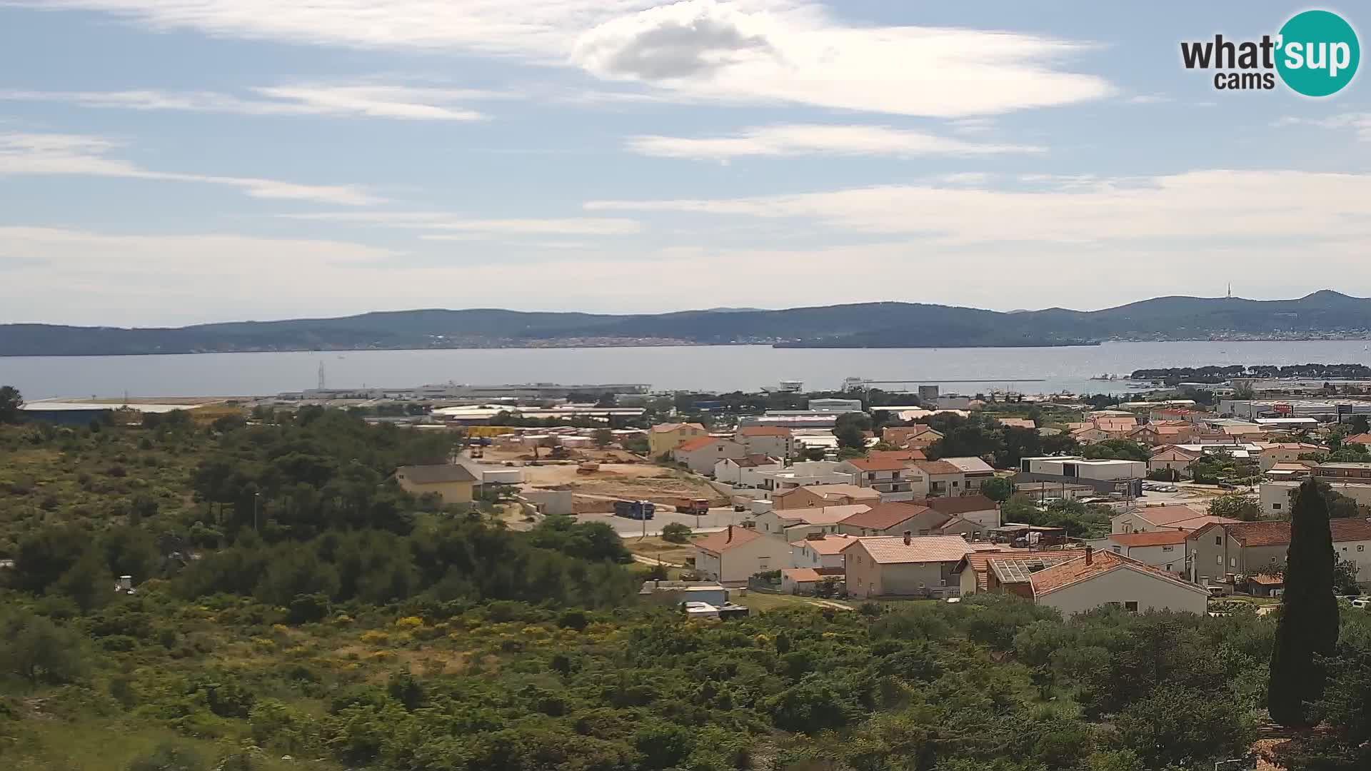Zadar Port Gazenica Webcam Panorama, Zadar, Kroatien