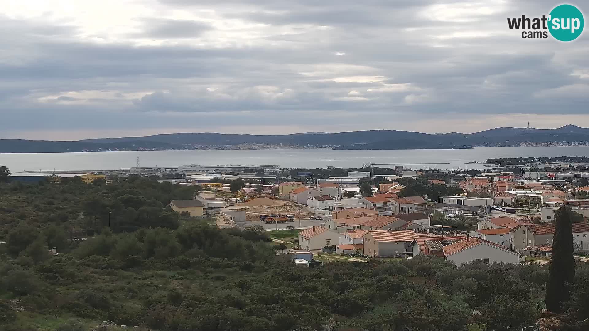 Panorama de la Webcam del Puerto Gazenica de Zadar, Zadar, Croacia