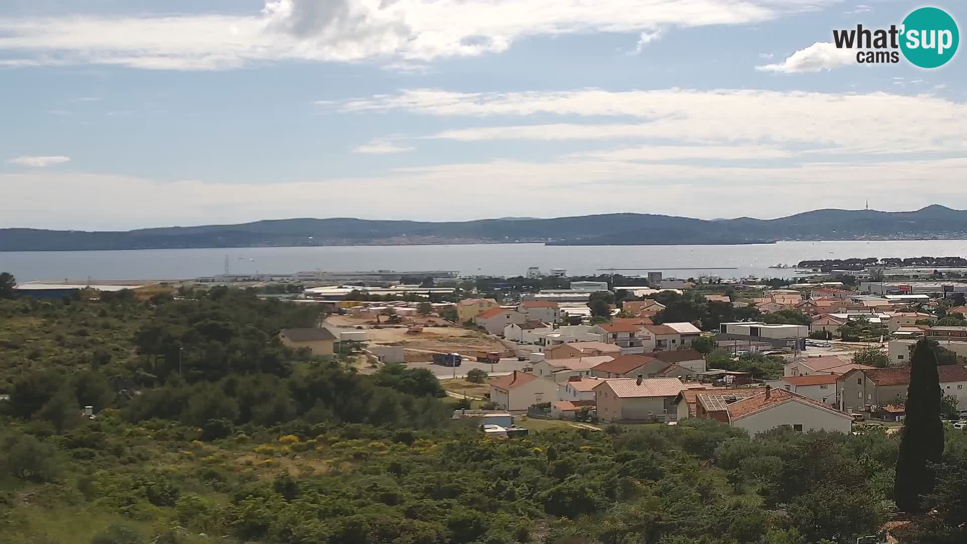 Panorama de la Webcam del Puerto Gazenica de Zadar, Zadar, Croacia