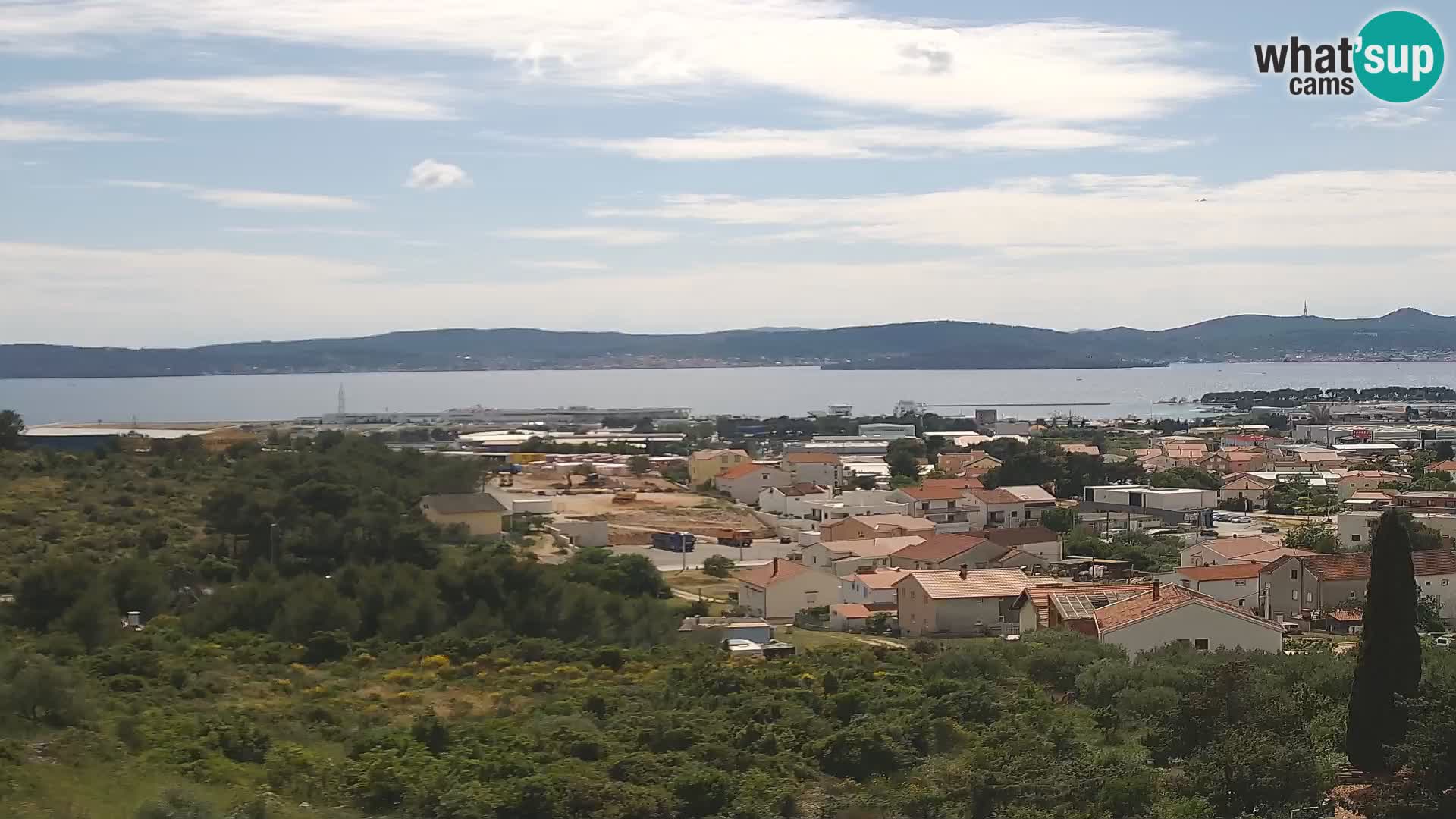 Panorama de la Webcam del Puerto Gazenica de Zadar, Zadar, Croacia