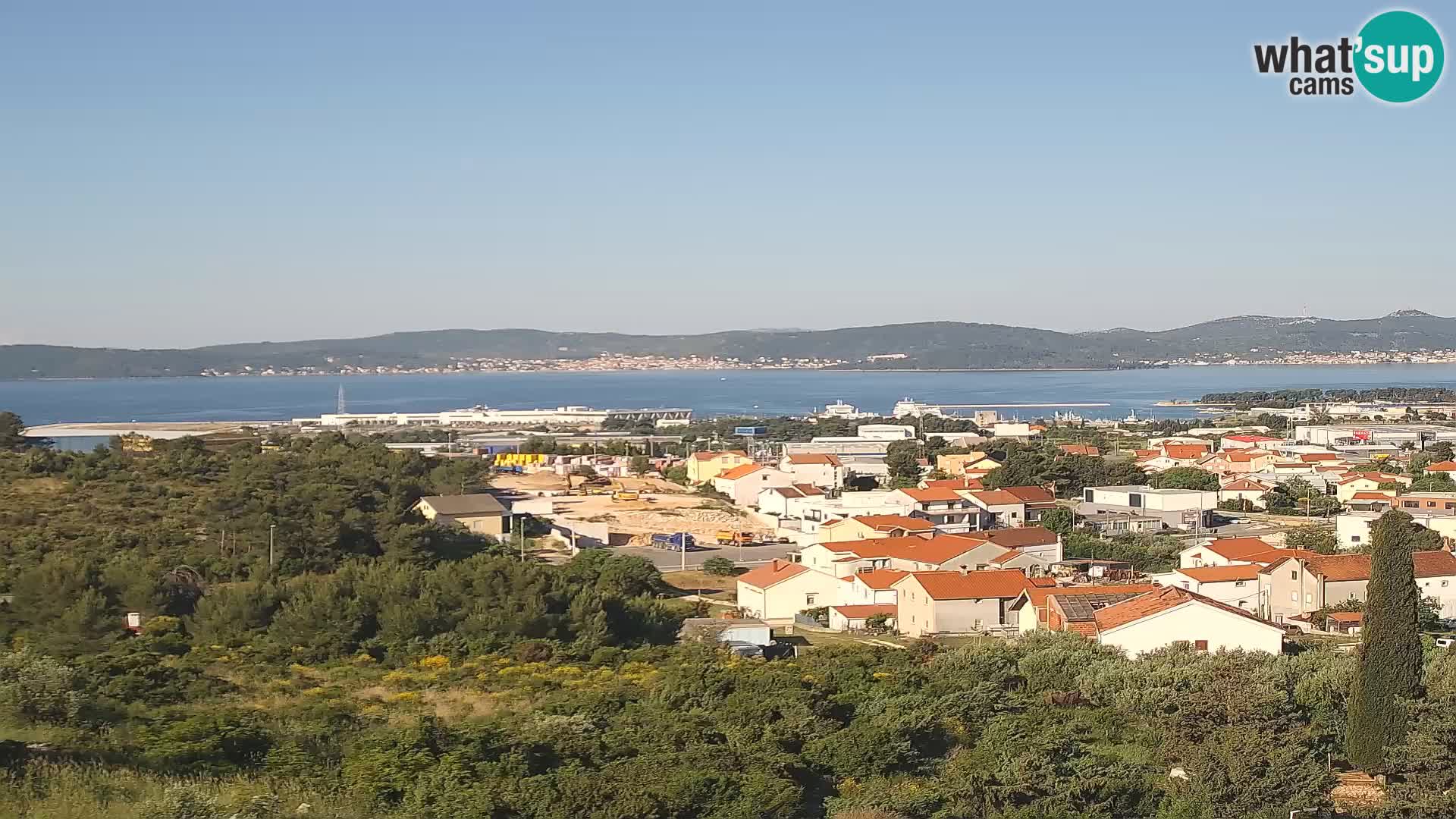 Panoramska web kamera Luke Gaženica u Zadru, Hrvatska