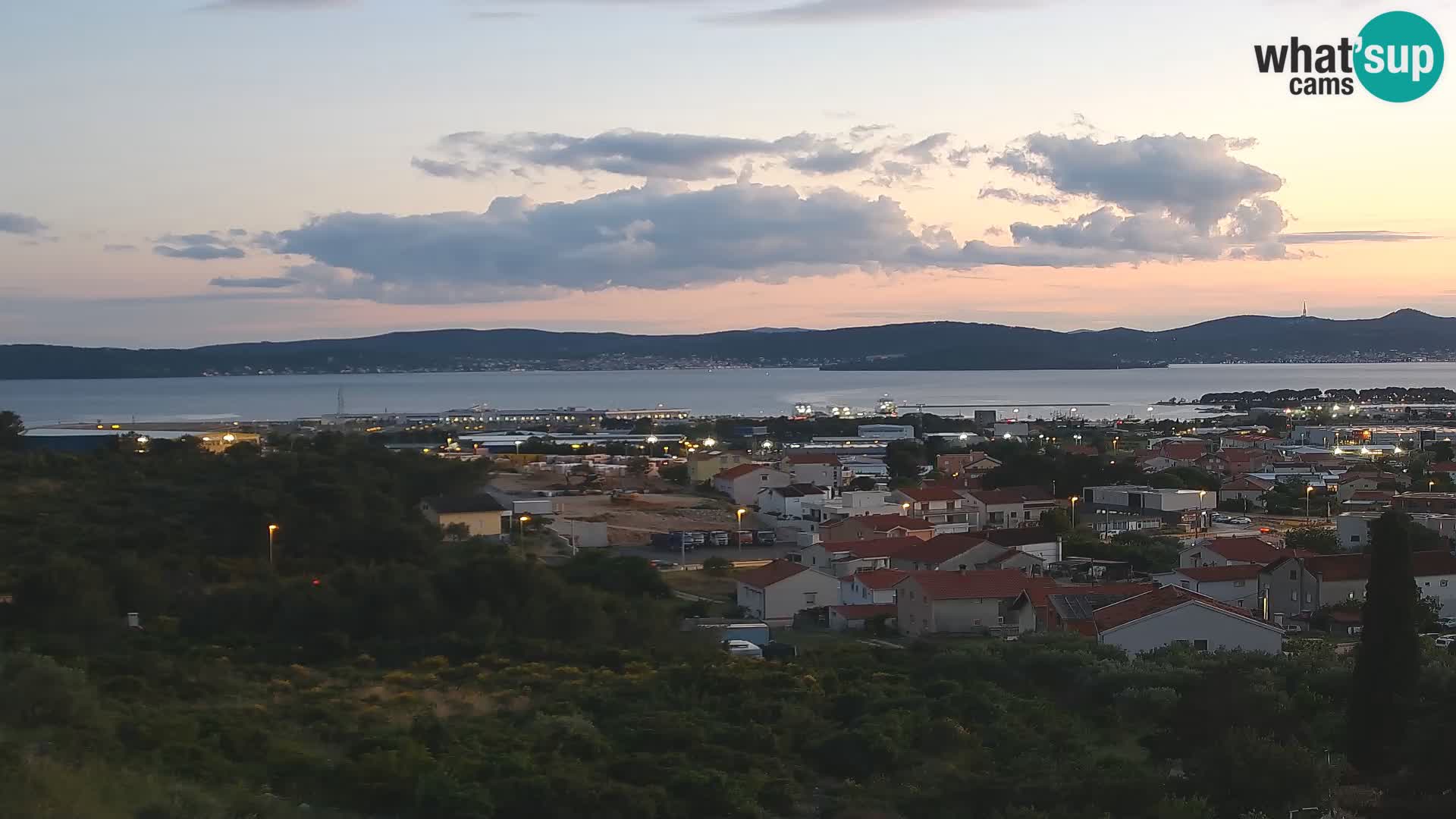 Zadar Port Gazenica Webcam Panorama, Zadar, Croatie