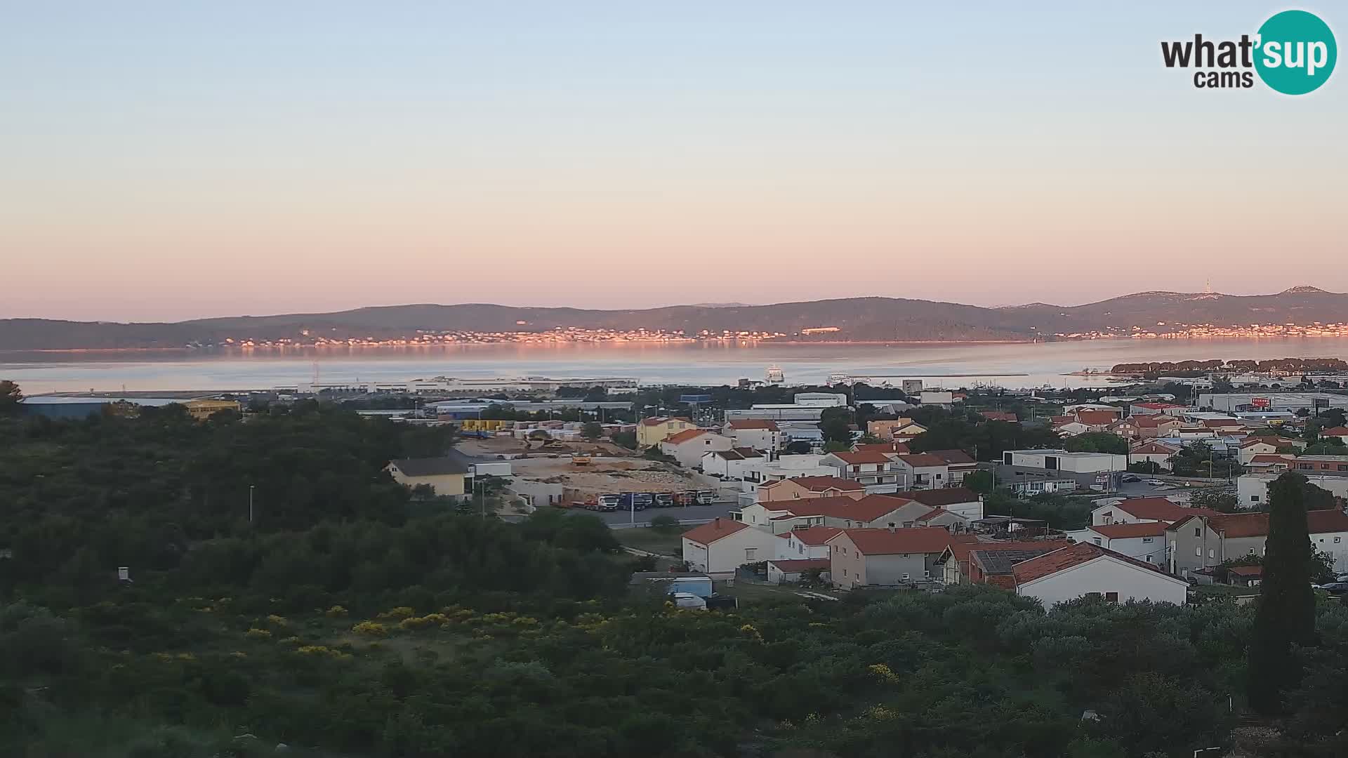 Zadar Port Gazenica Webcam Panorama, Zadar, Kroatien