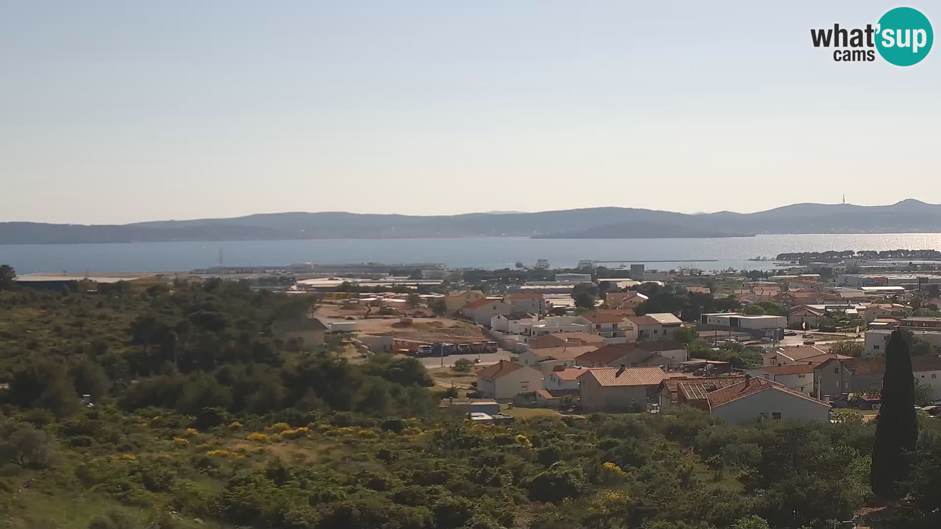 Zadar Pristanišče Gazenica s panoramsko spletno kamero, Zadar, Hrvaška