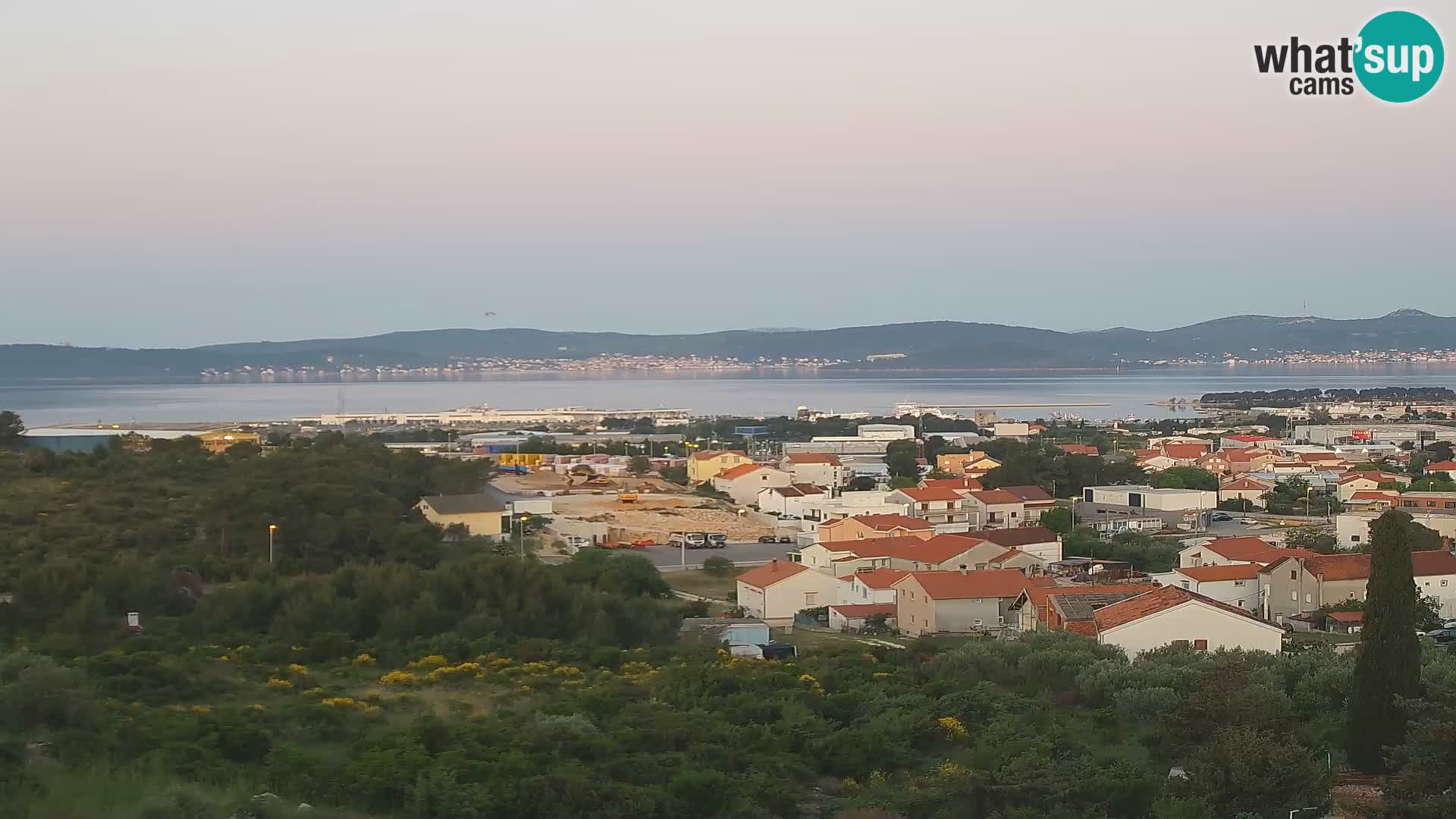Zadar Pristanišče Gazenica s panoramsko spletno kamero, Zadar, Hrvaška