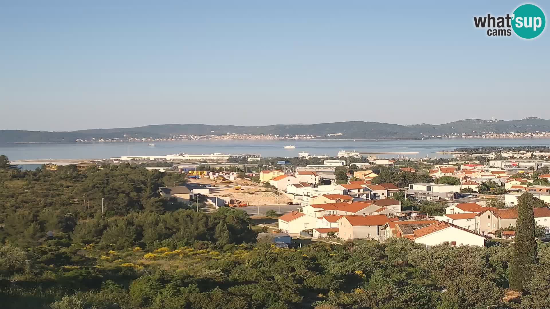 Zadar Port Gazenica Webcam Panorama, Zadar, Kroatien