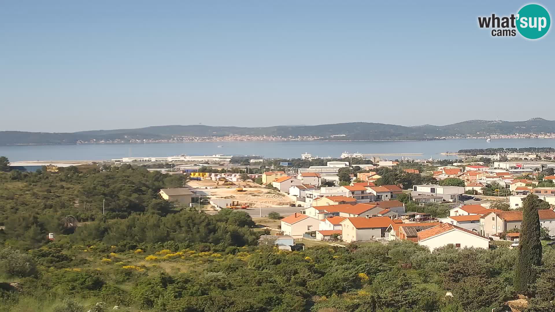Zadar Port Gazenica Webcam Panorama, Zadar, Kroatien