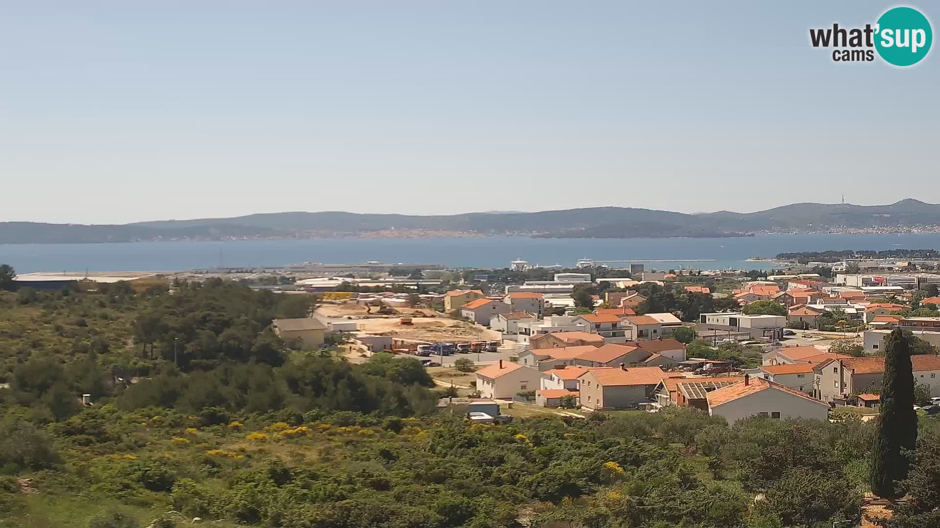 Zadar Pristanišče Gazenica s panoramsko spletno kamero, Zadar, Hrvaška