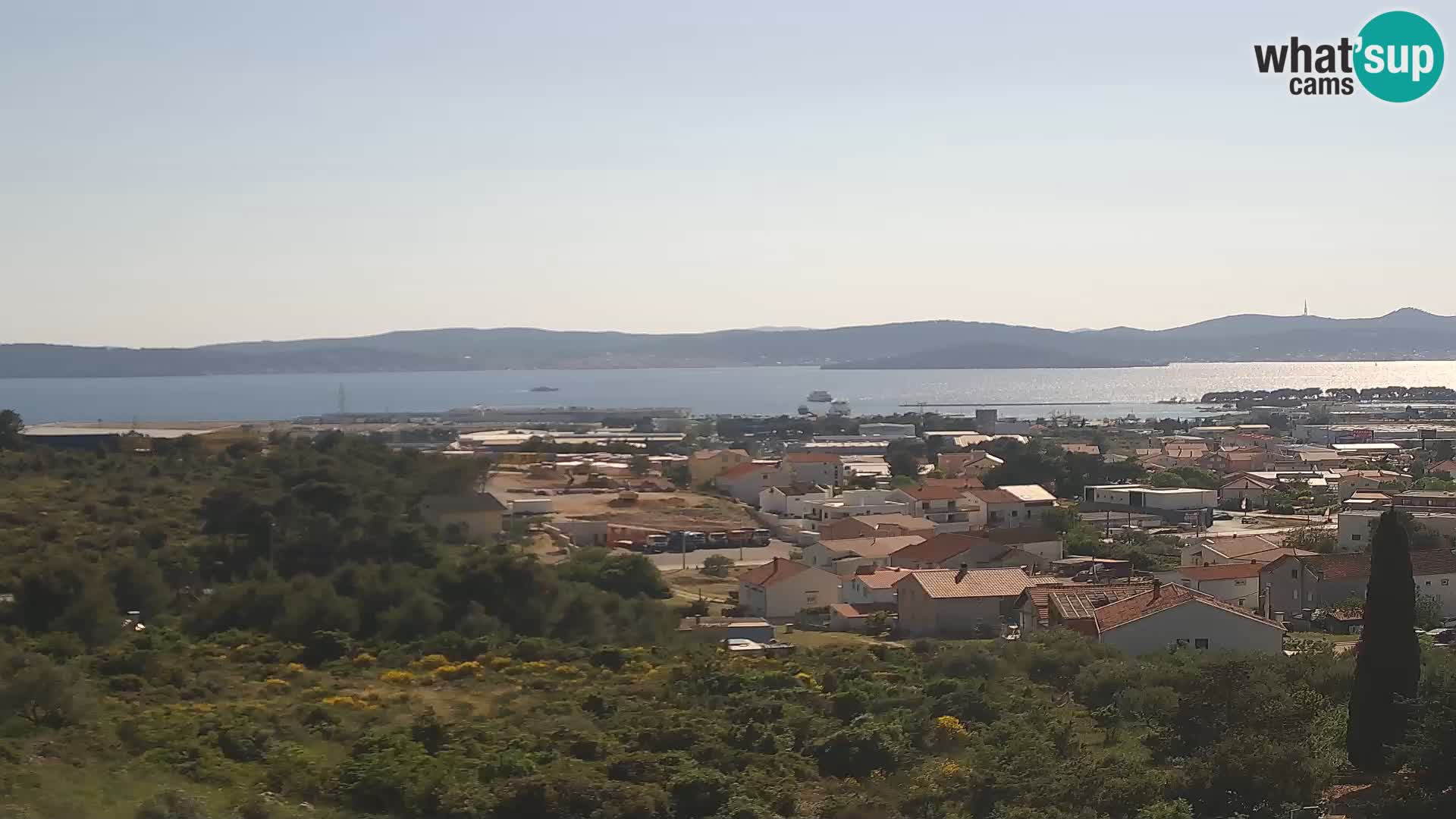 Panoramska web kamera Luke Gaženica u Zadru, Hrvatska