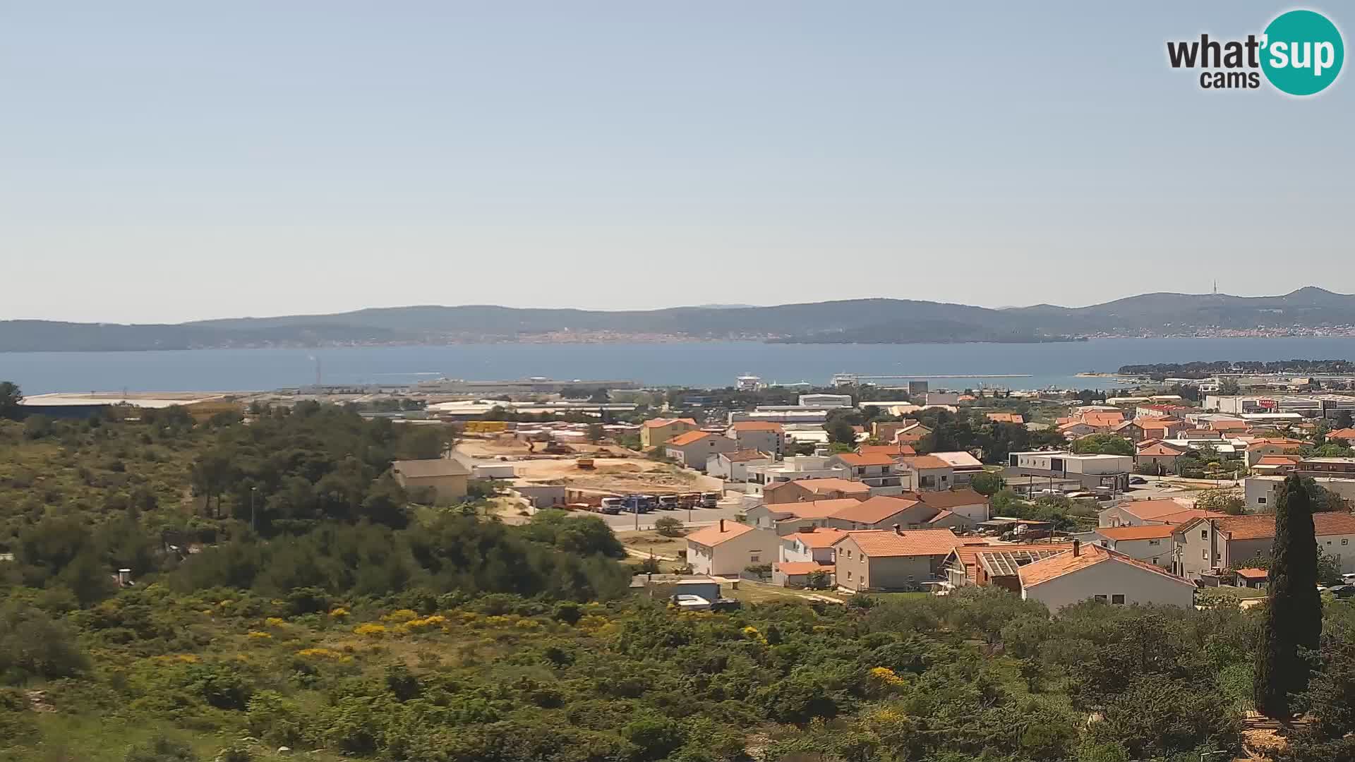 Panorama de la Webcam del Puerto Gazenica de Zadar, Zadar, Croacia