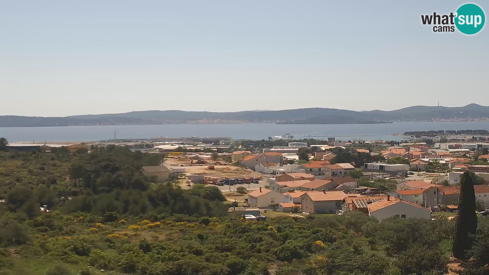 Panorama de la Webcam del Puerto Gazenica de Zadar, Zadar, Croacia
