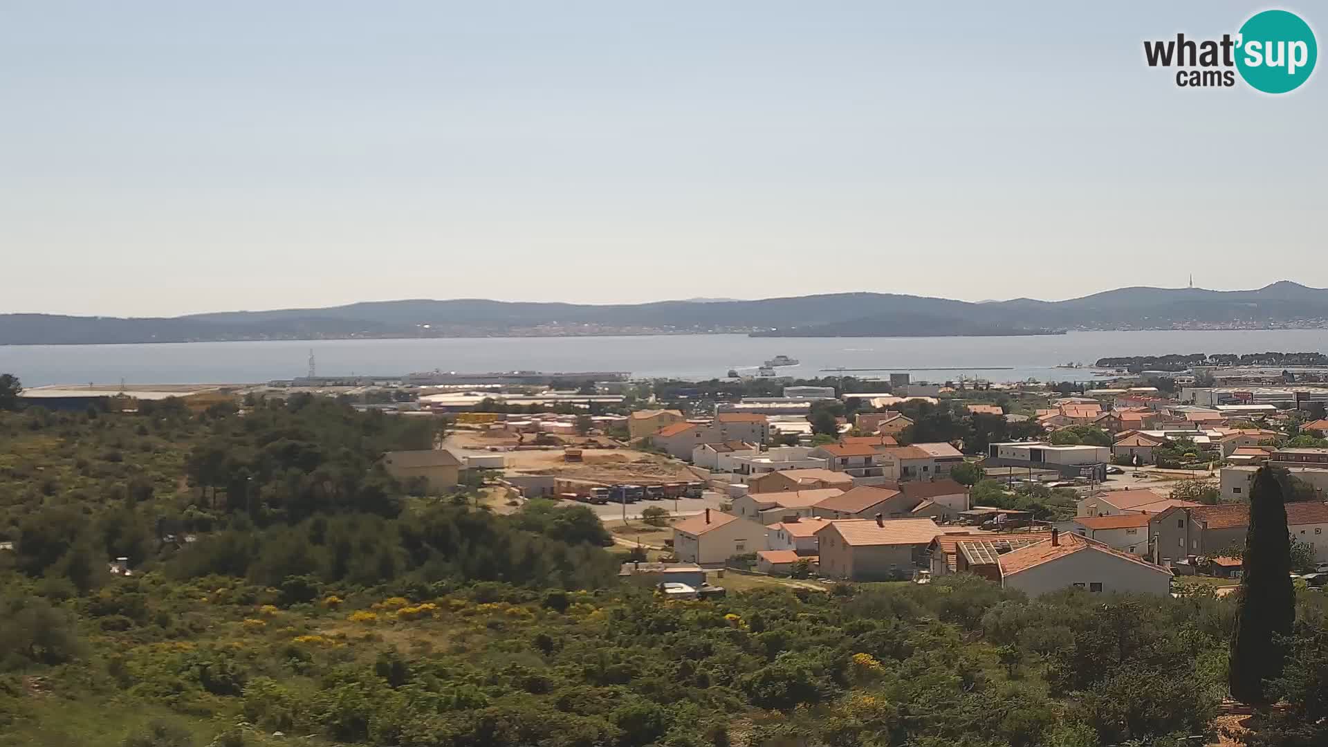 Panorama de la Webcam del Puerto Gazenica de Zadar, Zadar, Croacia