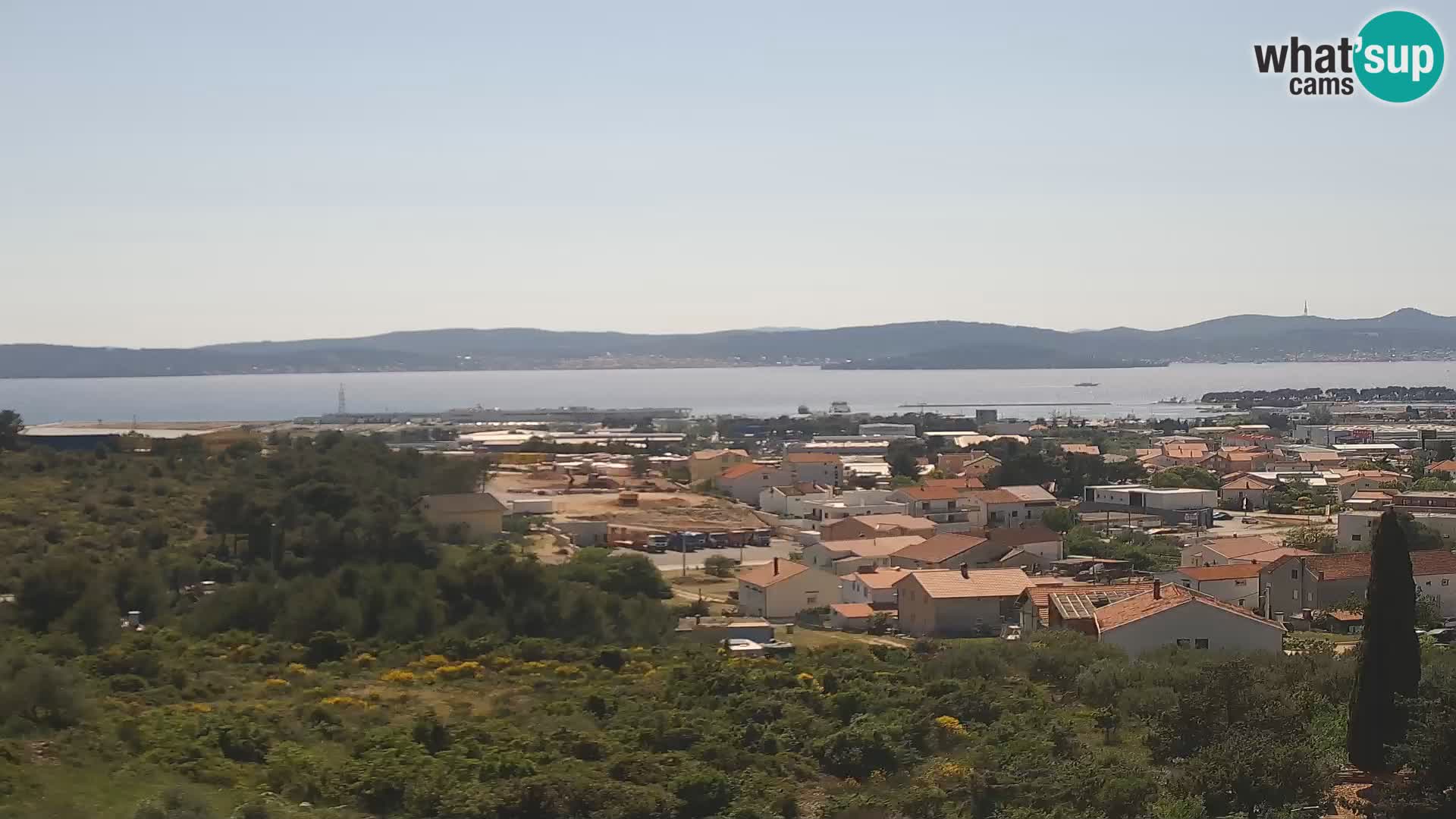 Panoramska web kamera Luke Gaženica u Zadru, Hrvatska