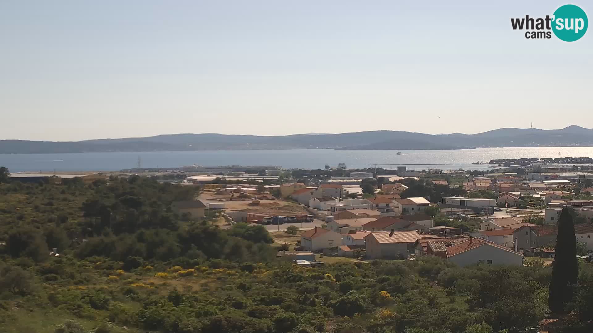 Zadar Pristanišče Gazenica s panoramsko spletno kamero, Zadar, Hrvaška