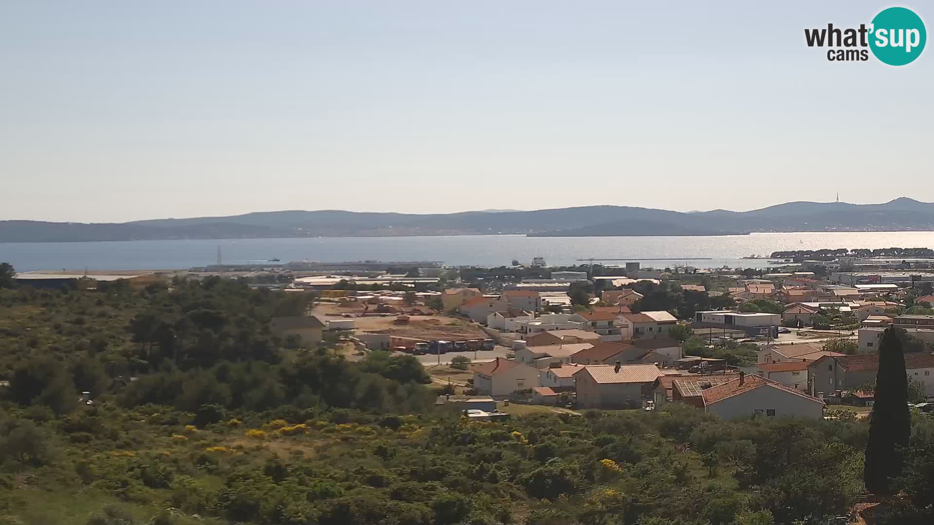 Panoramska web kamera Luke Gaženica u Zadru, Hrvatska