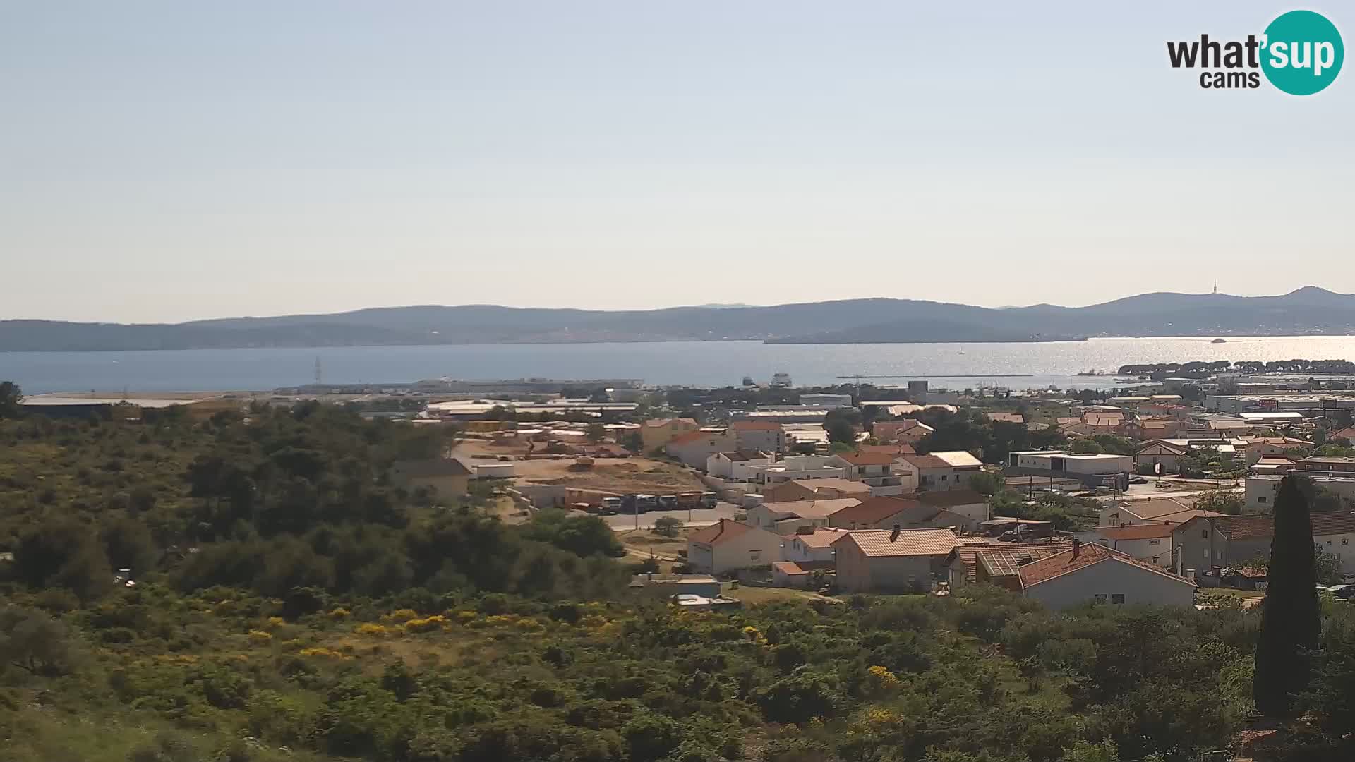 Panoramska web kamera Luke Gaženica u Zadru, Hrvatska