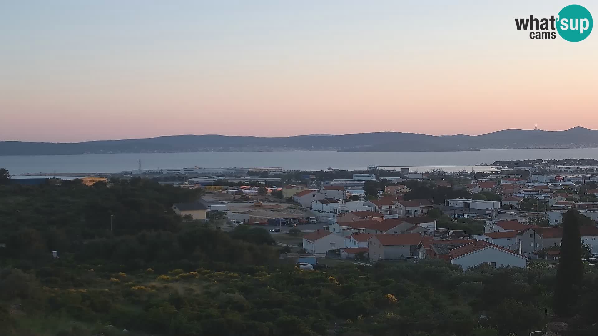 Panorama de la Webcam del Puerto Gazenica de Zadar, Zadar, Croacia