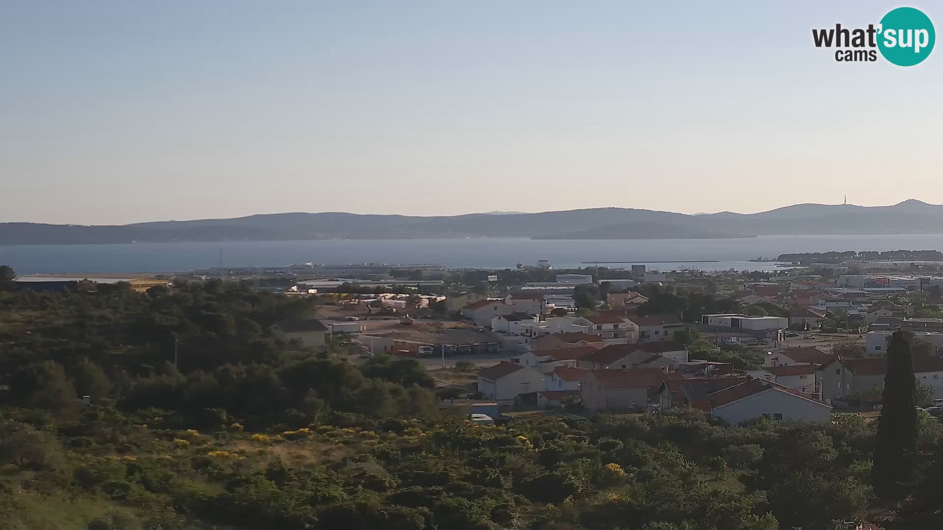 Zadar Pristanišče Gazenica s panoramsko spletno kamero, Zadar, Hrvaška