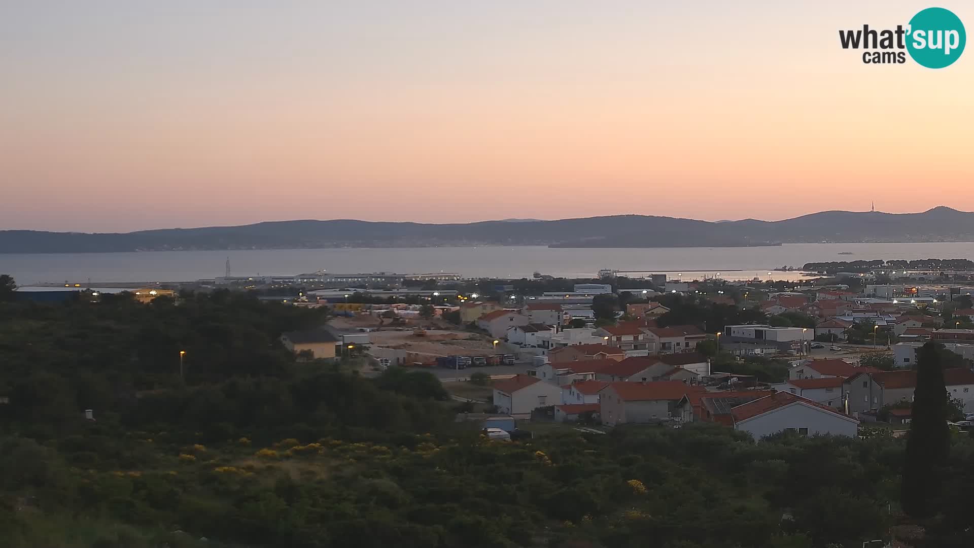 Panoramska web kamera Luke Gaženica u Zadru, Hrvatska