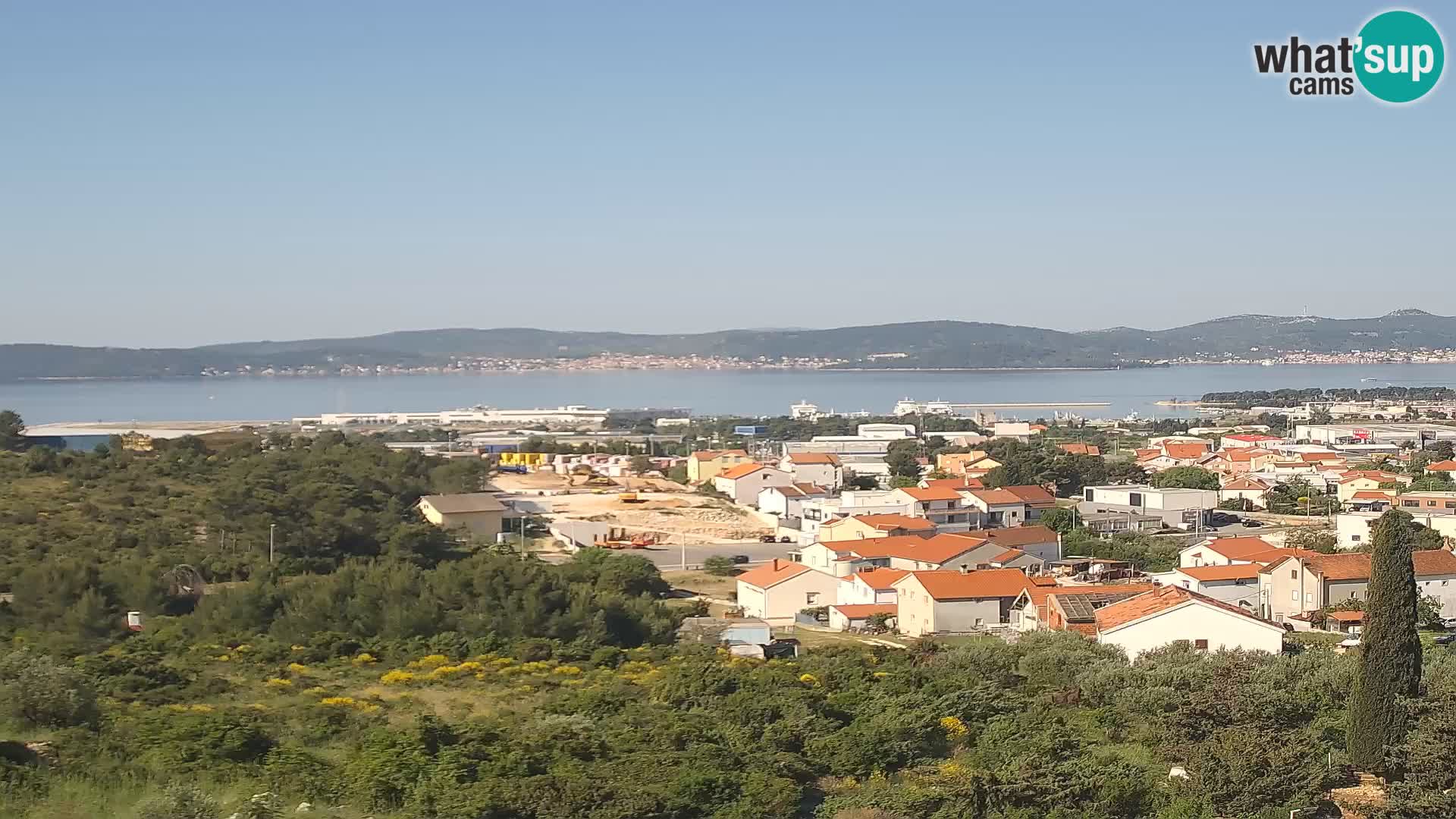 Zadar Port Gazenica Webcam Panorama, Zadar, Kroatien