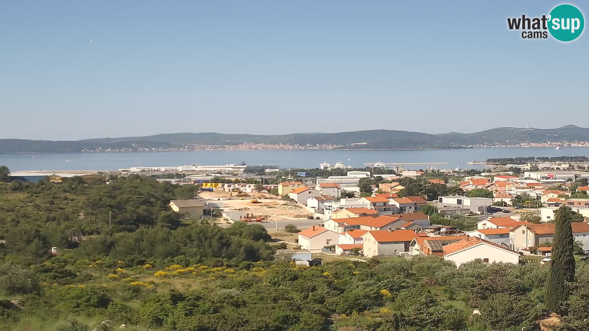 Zadar Port Gazenica Webcam Panorama, Zadar, Kroatien