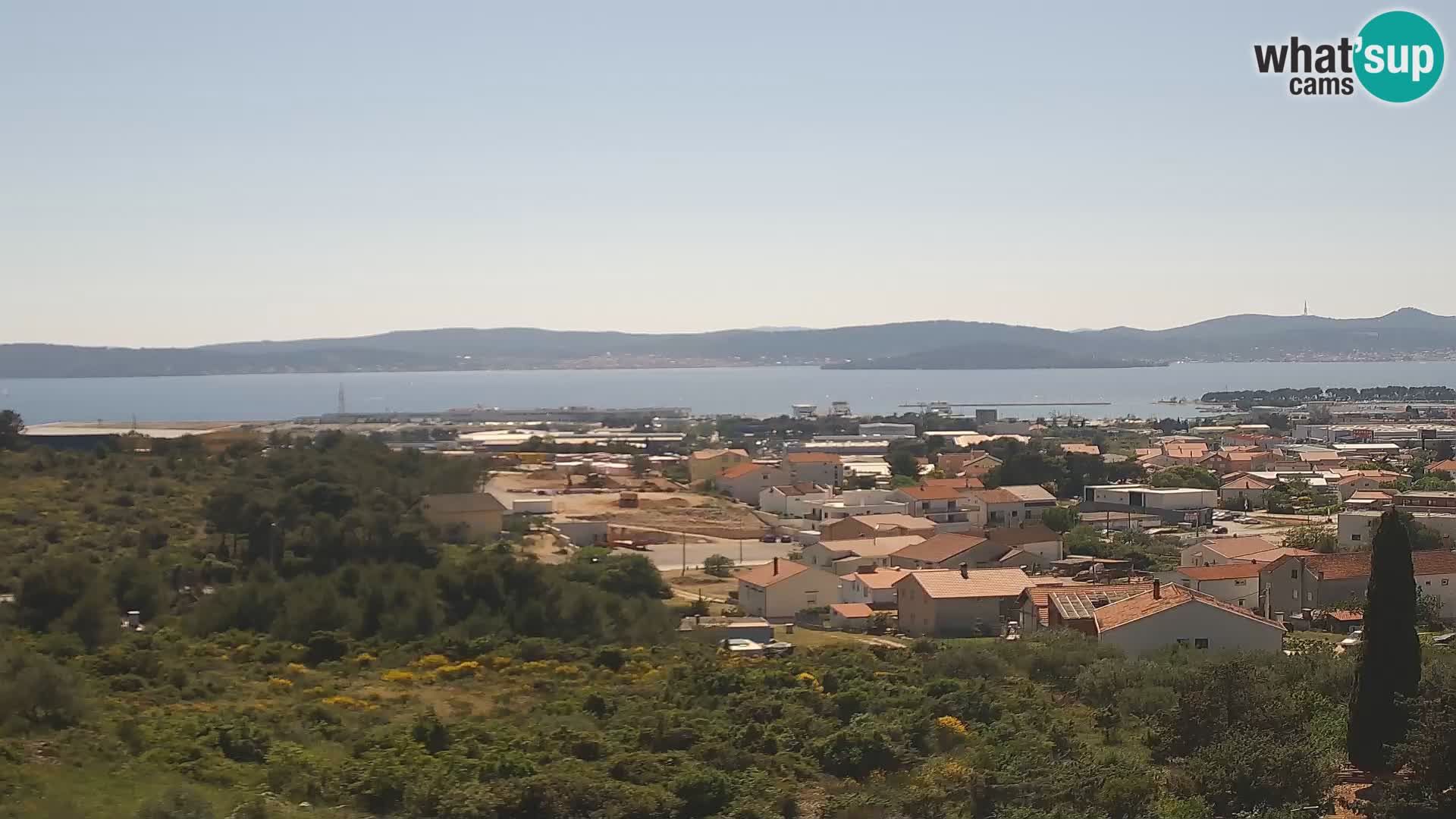 Panorama de la Webcam del Puerto Gazenica de Zadar, Zadar, Croacia