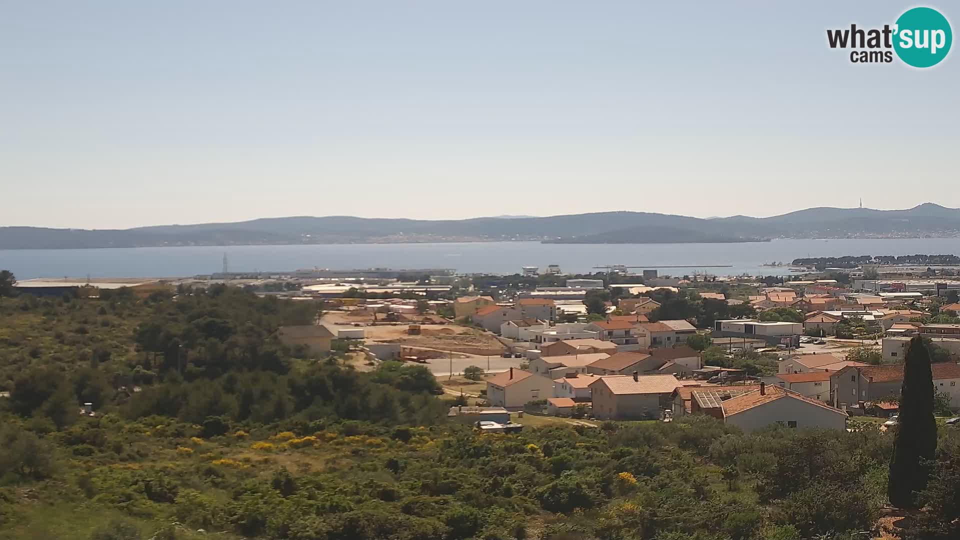 Panorama de la Webcam del Puerto Gazenica de Zadar, Zadar, Croacia