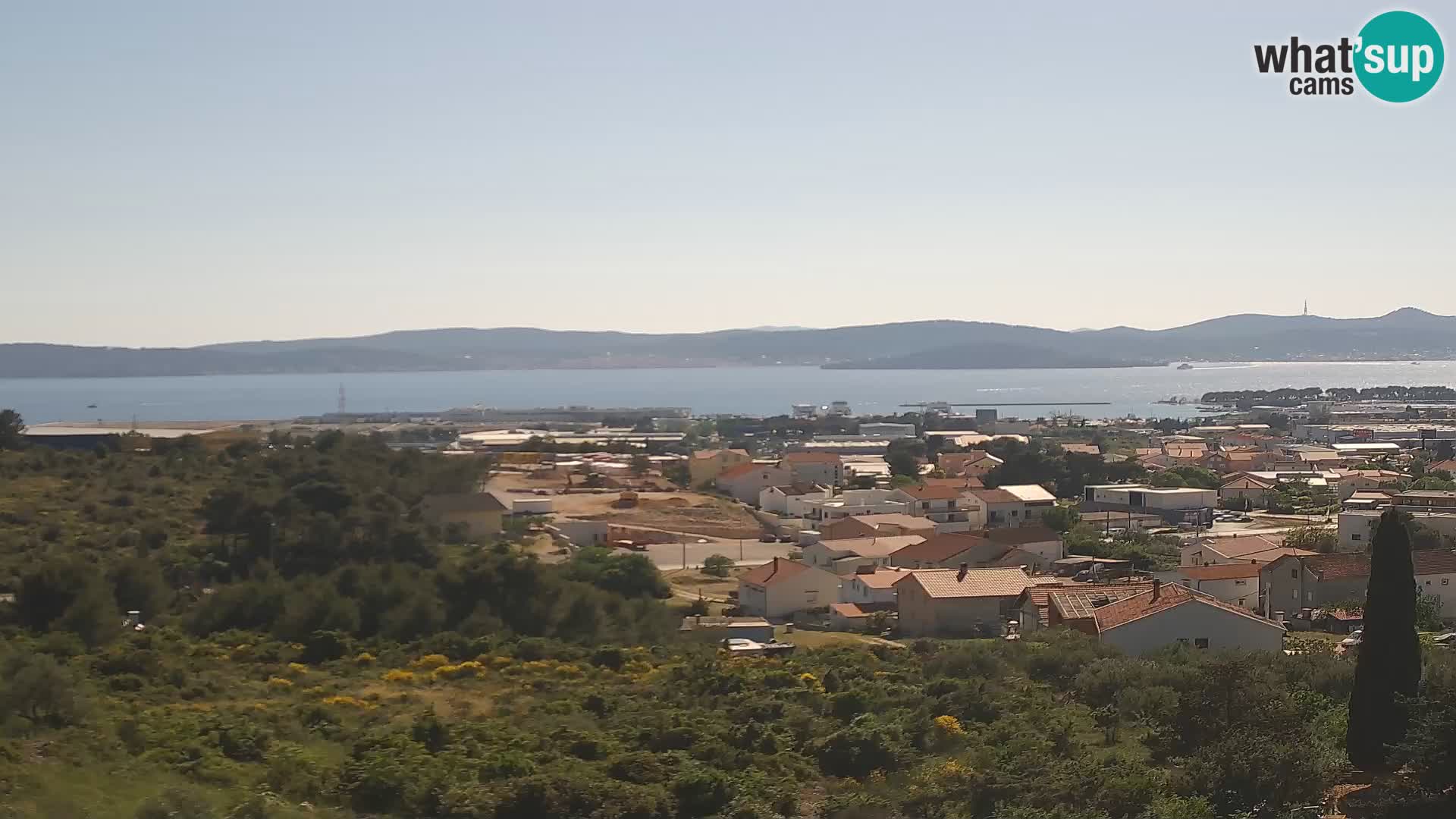 Panorama de la Webcam del Puerto Gazenica de Zadar, Zadar, Croacia