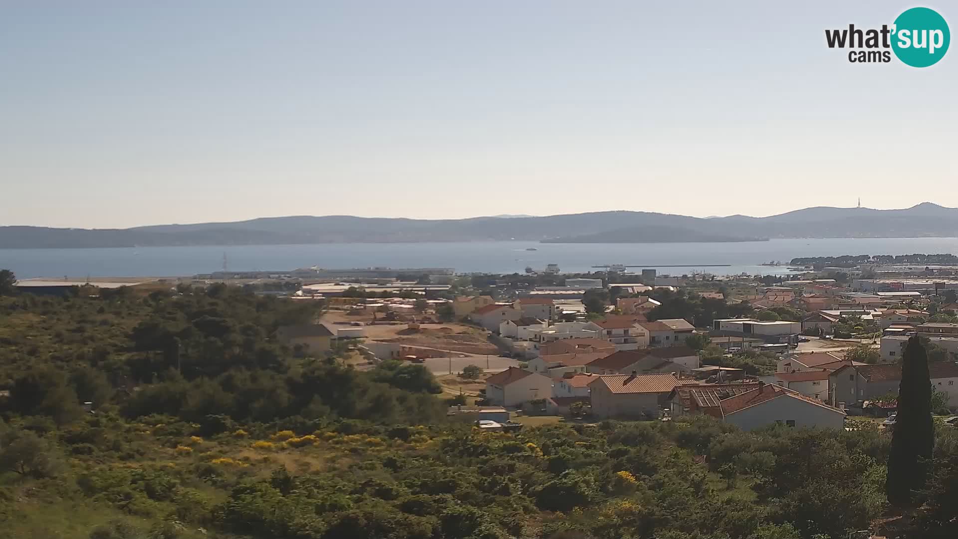 Zadar Pristanišče Gazenica s panoramsko spletno kamero, Zadar, Hrvaška