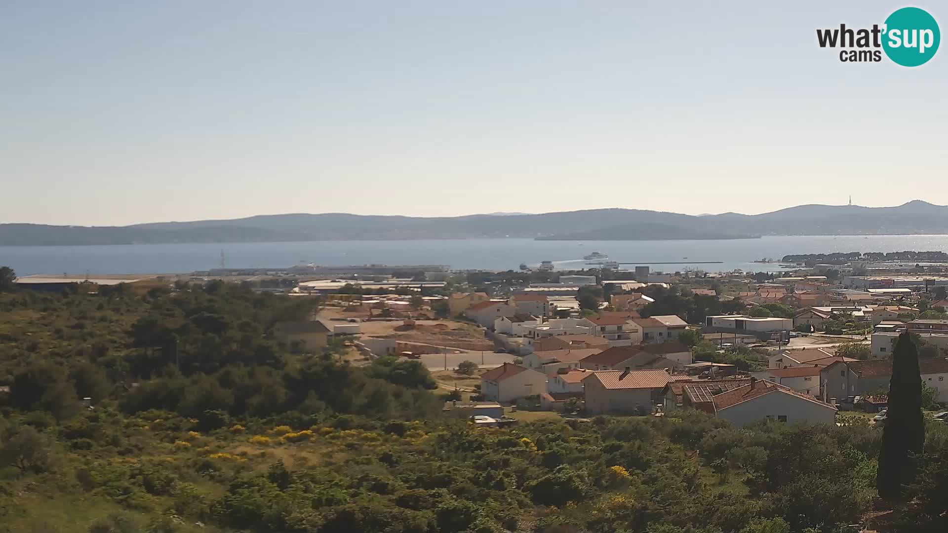 Zadar Pristanišče Gazenica s panoramsko spletno kamero, Zadar, Hrvaška