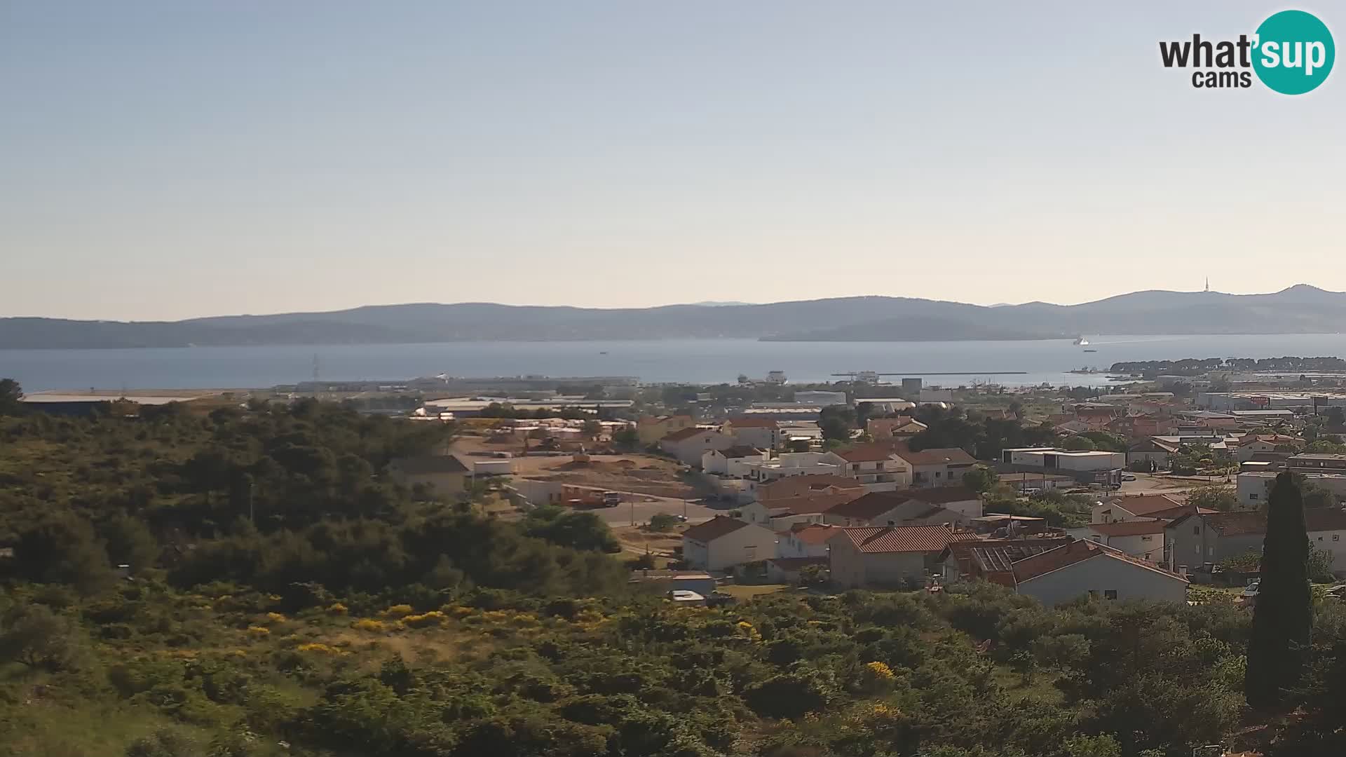 Panoramska web kamera Luke Gaženica u Zadru, Hrvatska