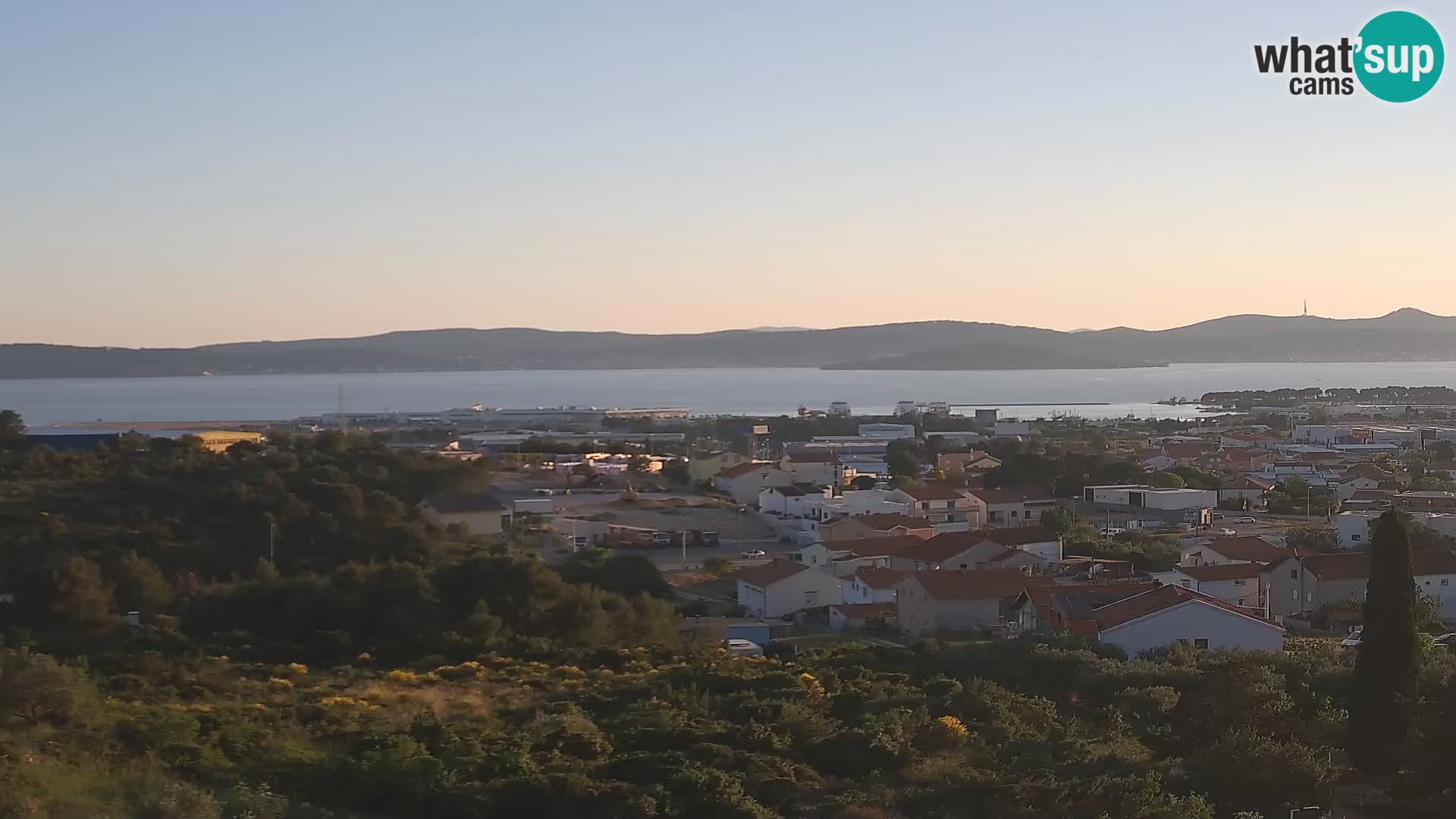 Panoramska web kamera Luke Gaženica u Zadru, Hrvatska