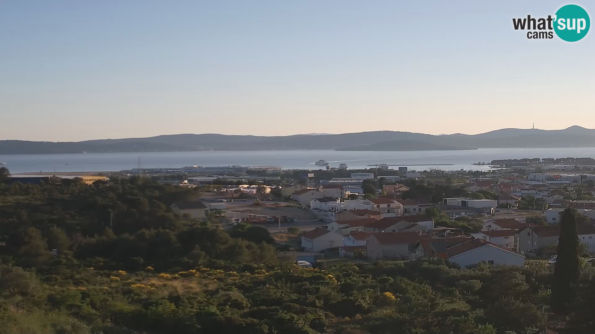 Zadar Port Gazenica Webcam Panorama, Zadar, Kroatien