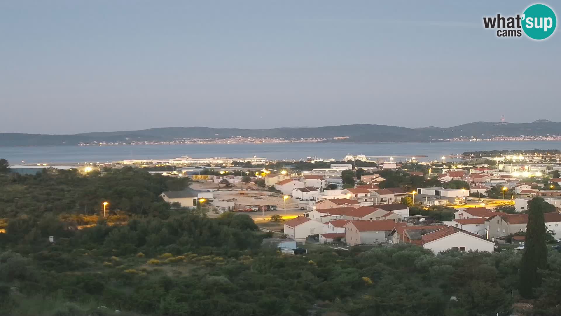 Panoramska web kamera Luke Gaženica u Zadru, Hrvatska