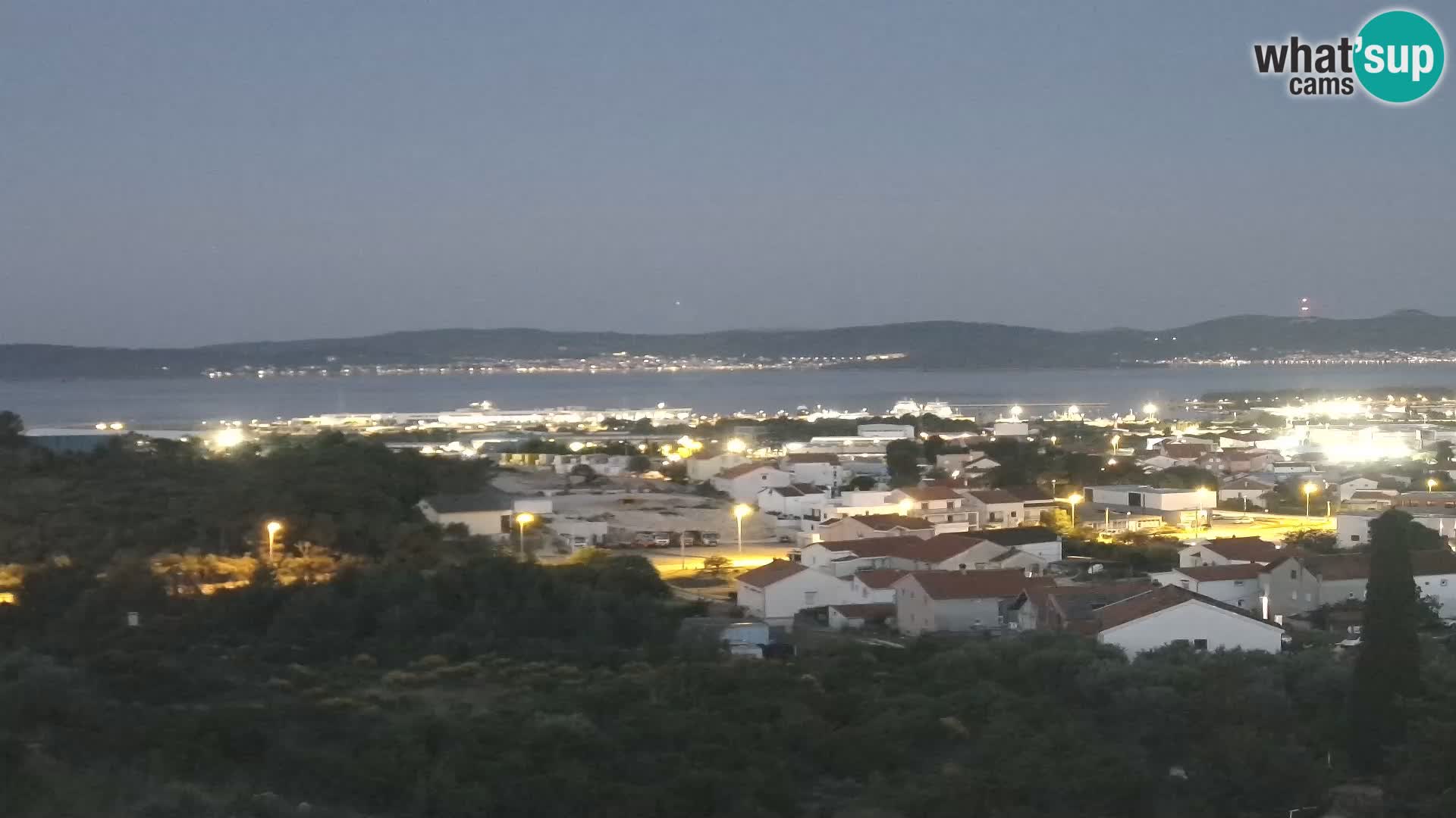 Panorama de la Webcam del Puerto Gazenica de Zadar, Zadar, Croacia
