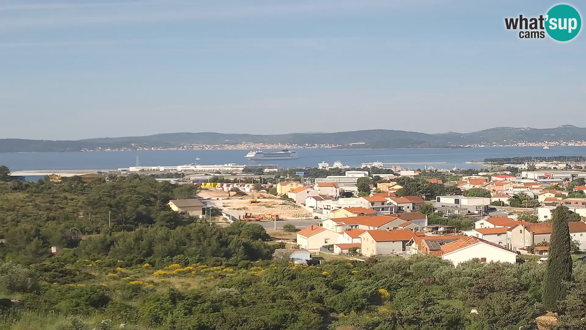 Panoramska web kamera Luke Gaženica u Zadru, Hrvatska