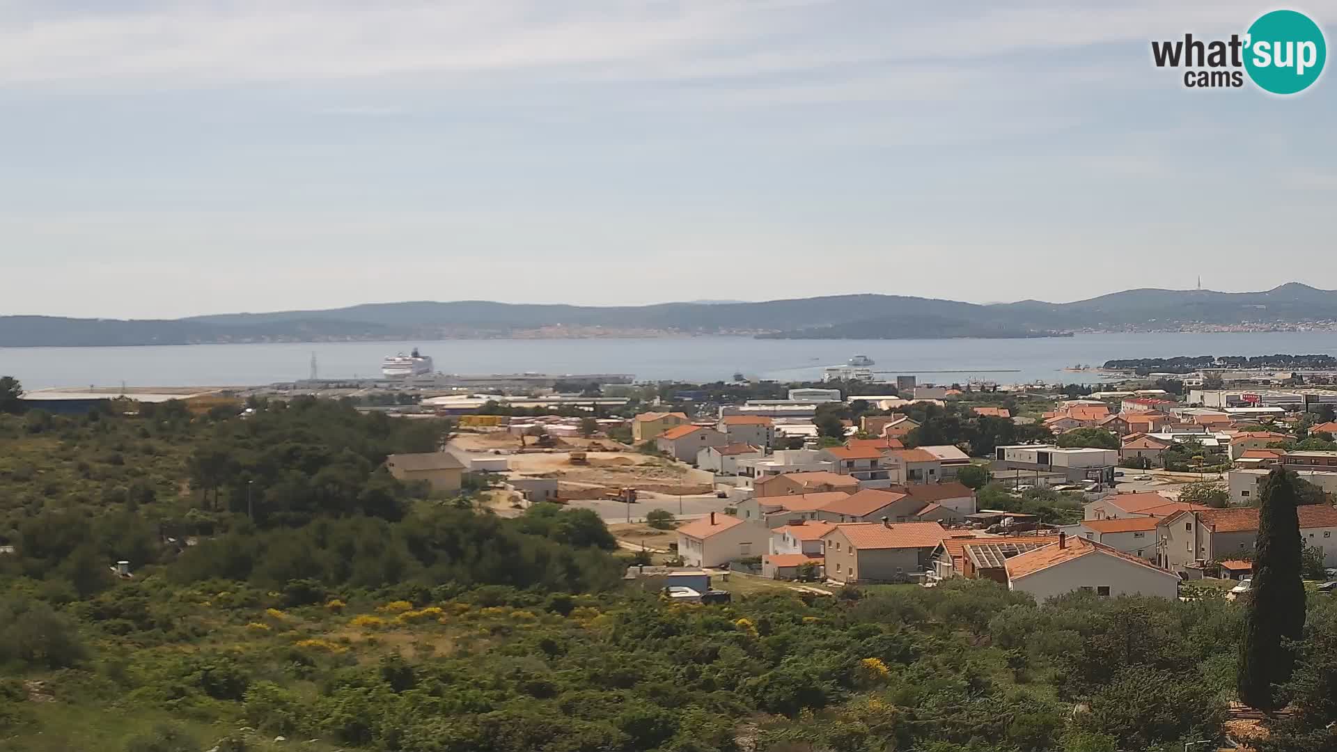 Panoramska web kamera Luke Gaženica u Zadru, Hrvatska