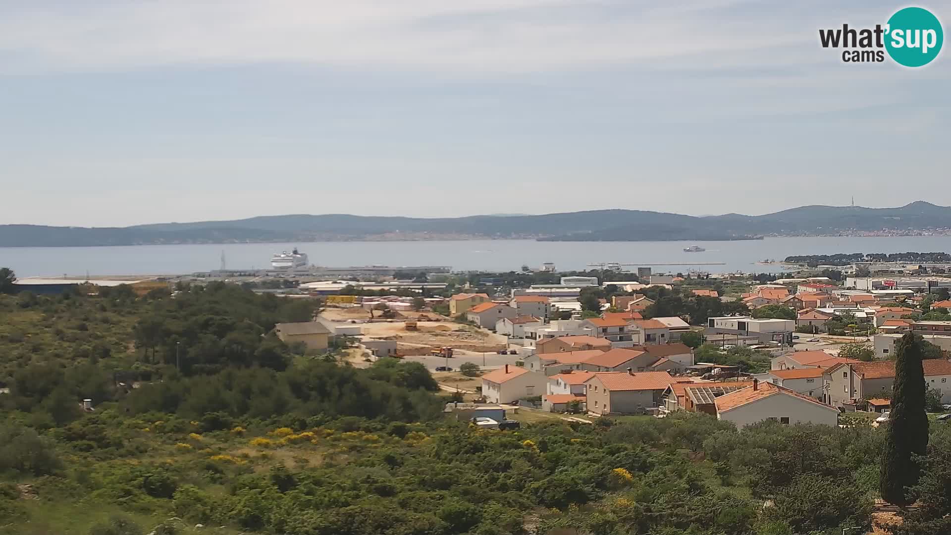 Zadar Port Gazenica Webcam Panorama, Zadar, Kroatien