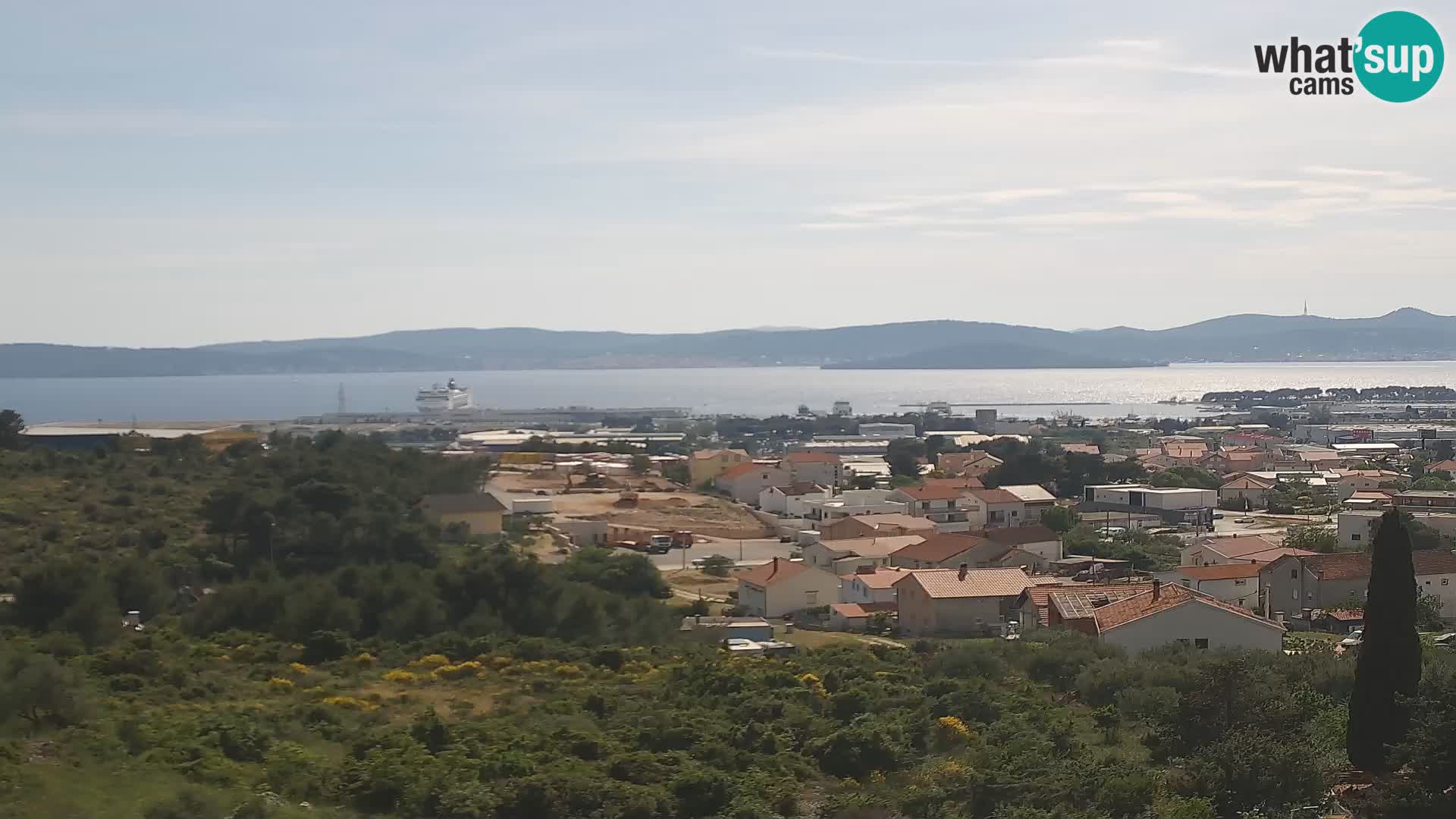 Panorama de la Webcam del Puerto Gazenica de Zadar, Zadar, Croacia