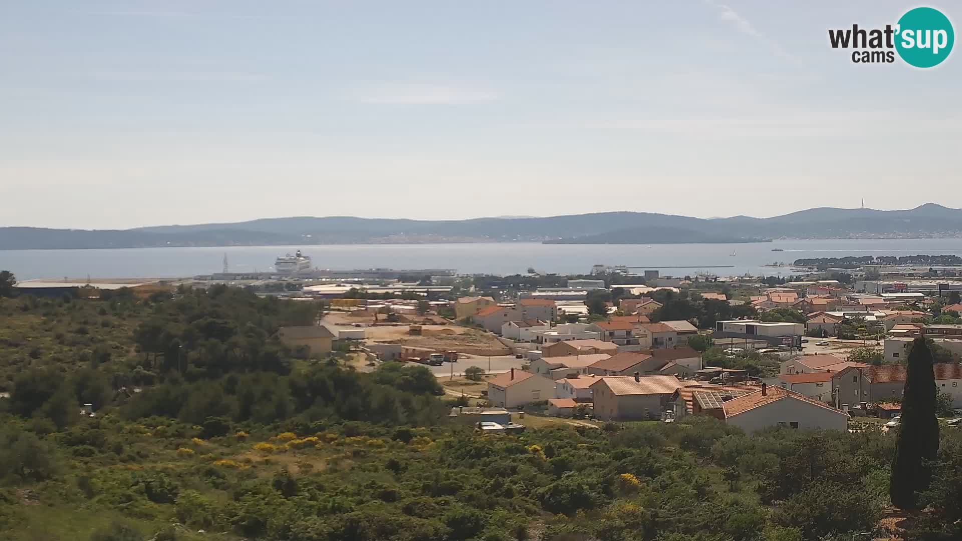 Panoramska web kamera Luke Gaženica u Zadru, Hrvatska