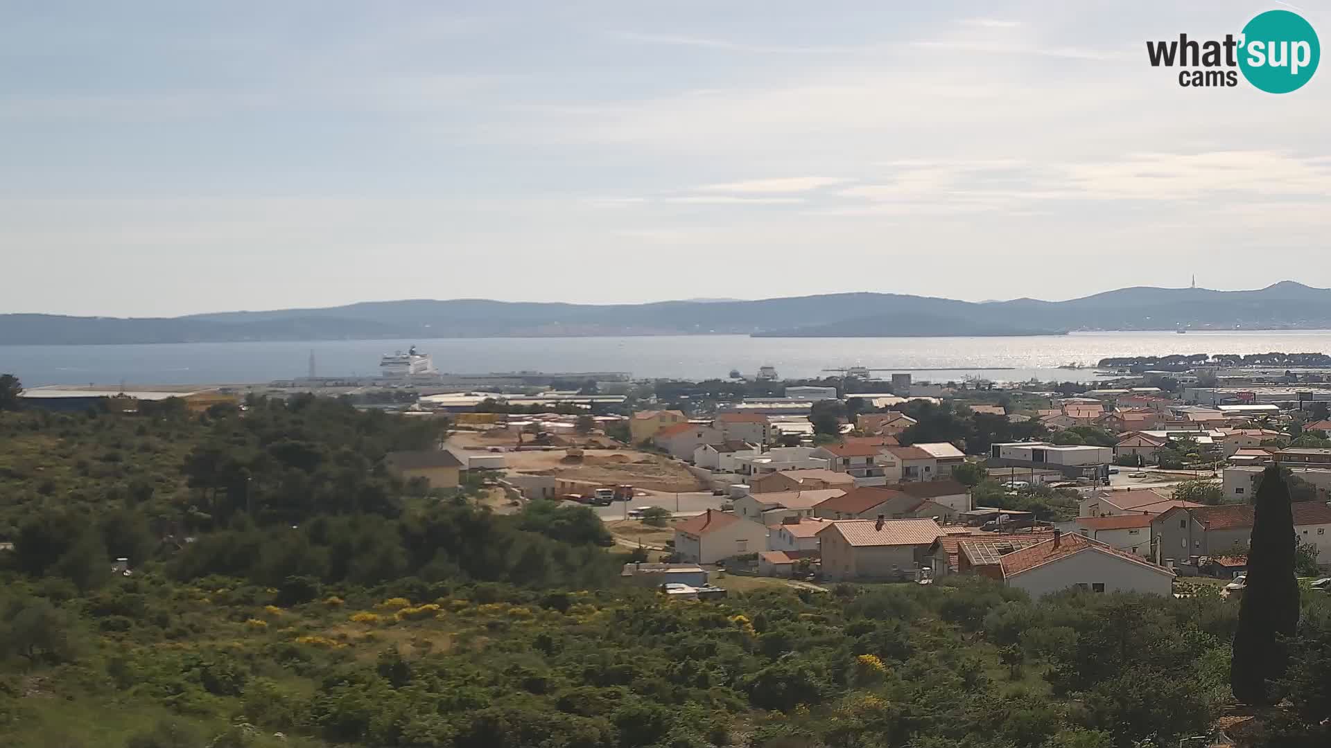 Zadar Port Gazenica Webcam Panorama, Zadar, Kroatien