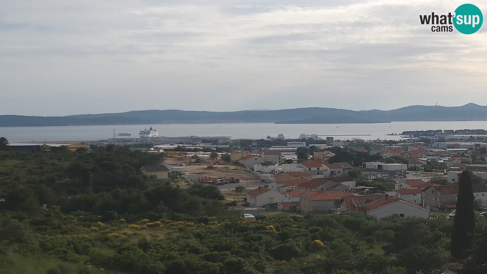 Zadar Port Gazenica Webcam Panorama, Zadar, Kroatien
