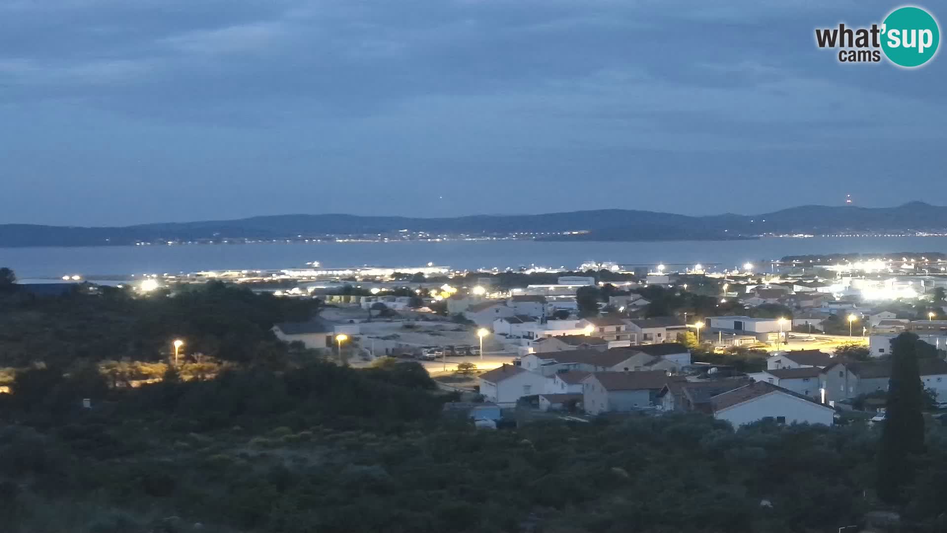 Zadar Pristanišče Gazenica s panoramsko spletno kamero, Zadar, Hrvaška