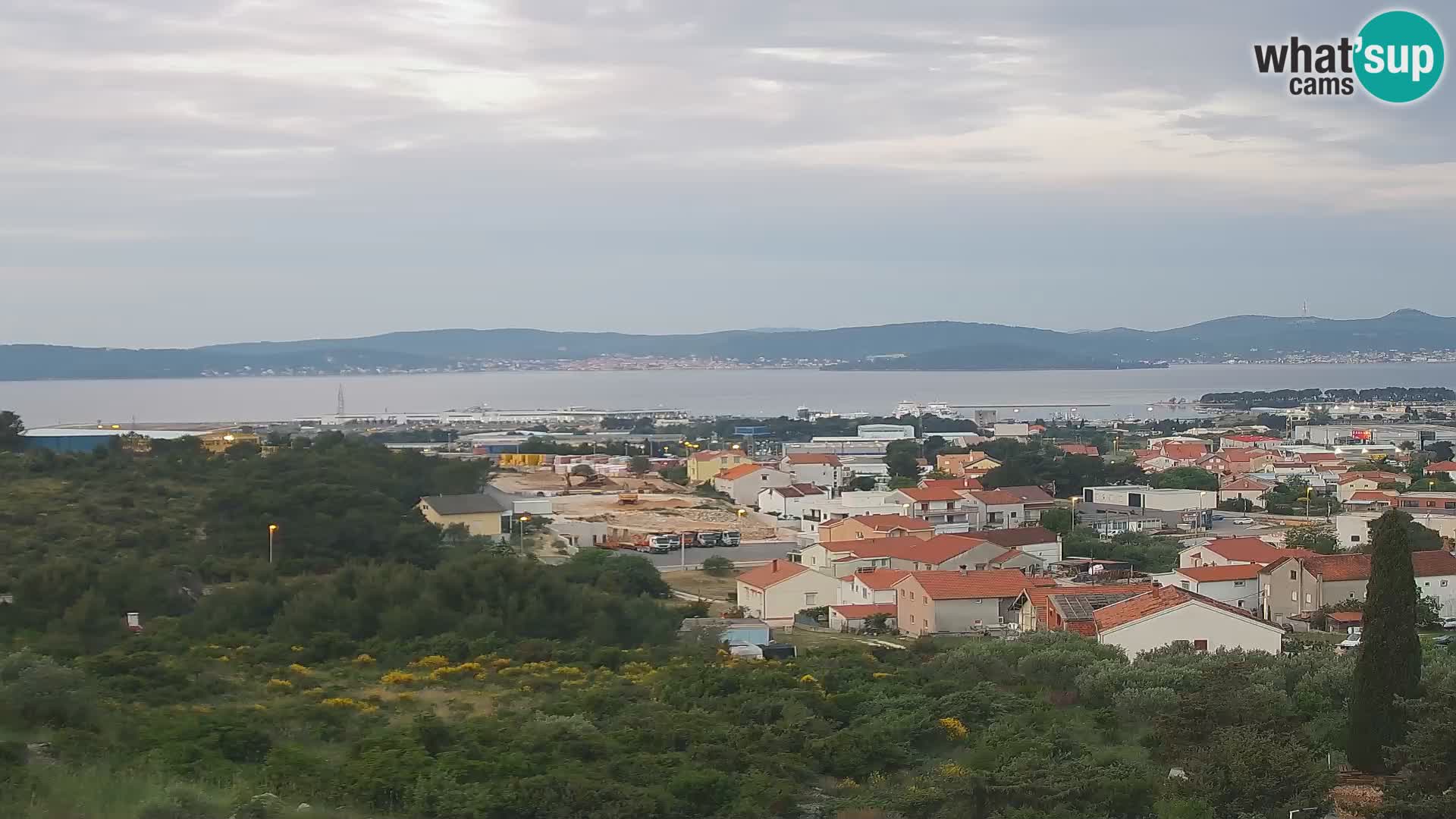 Panoramska web kamera Luke Gaženica u Zadru, Hrvatska