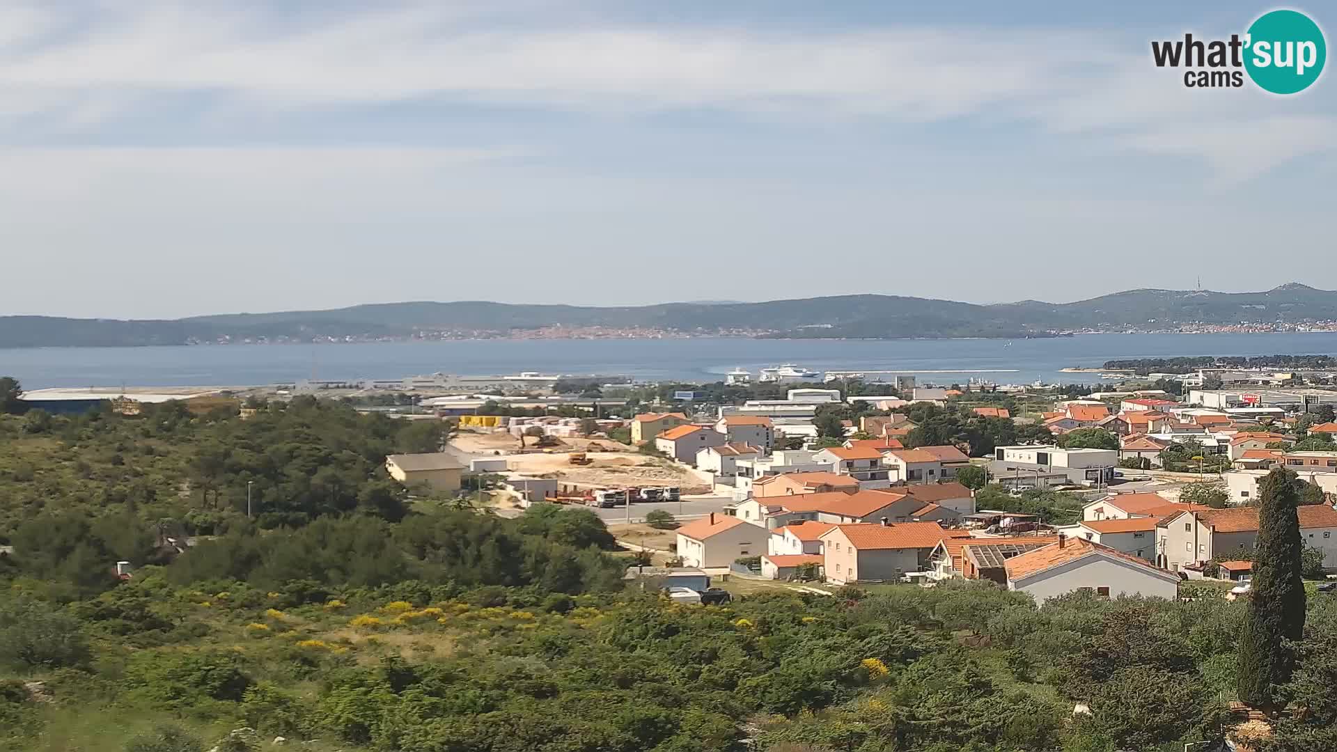Zadar Port Gazenica Webcam Panorama, Zadar, Kroatien
