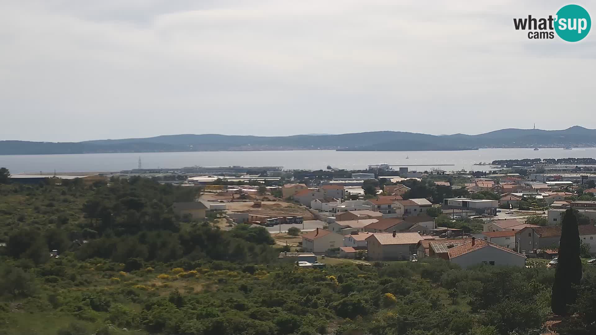 Panorama de la Webcam del Puerto Gazenica de Zadar, Zadar, Croacia