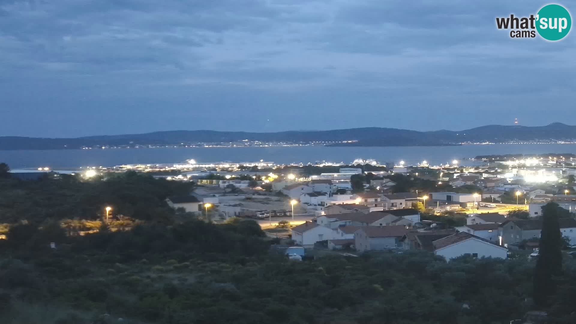 Panorama de la Webcam del Puerto Gazenica de Zadar, Zadar, Croacia